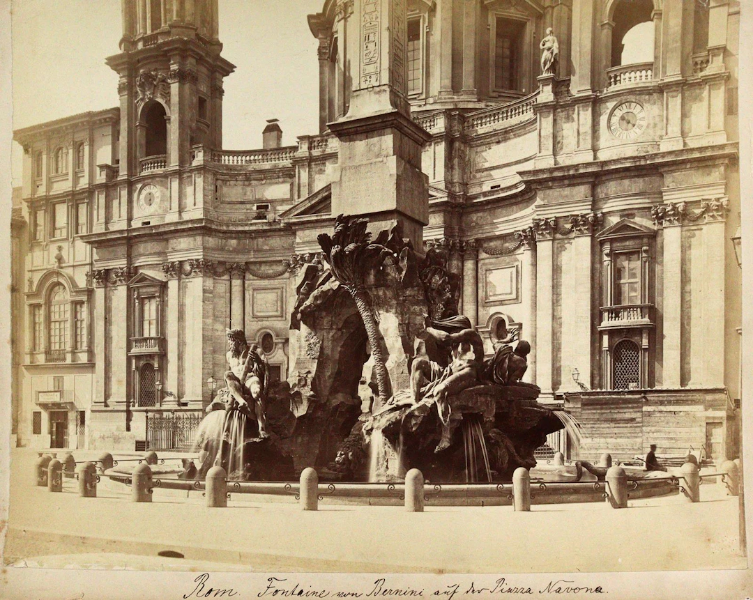 Rom. 30 Photographien um 1880. U.a. Panorama dell' Aquedotto di Claudio