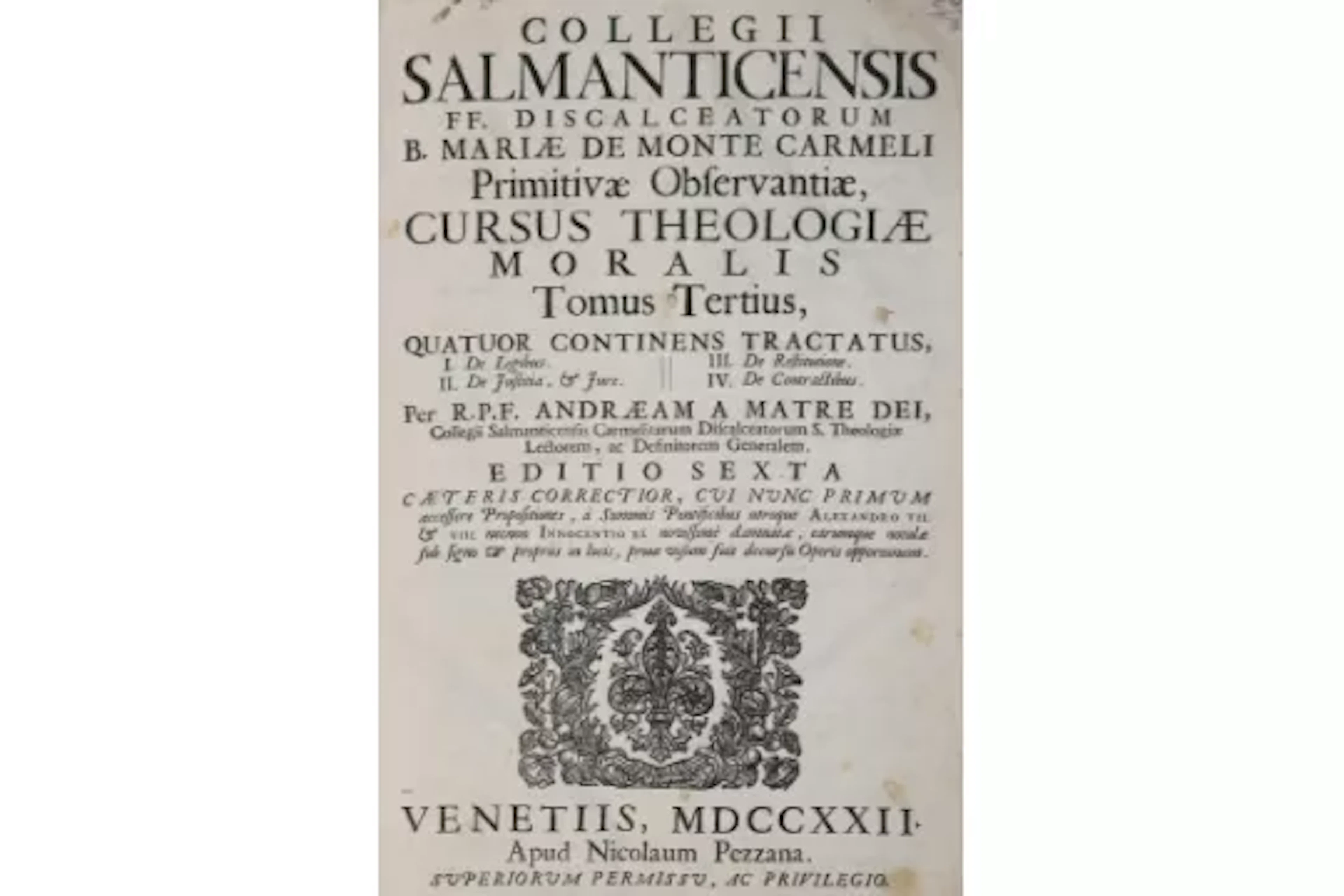 Collegii Salmanticensis FF