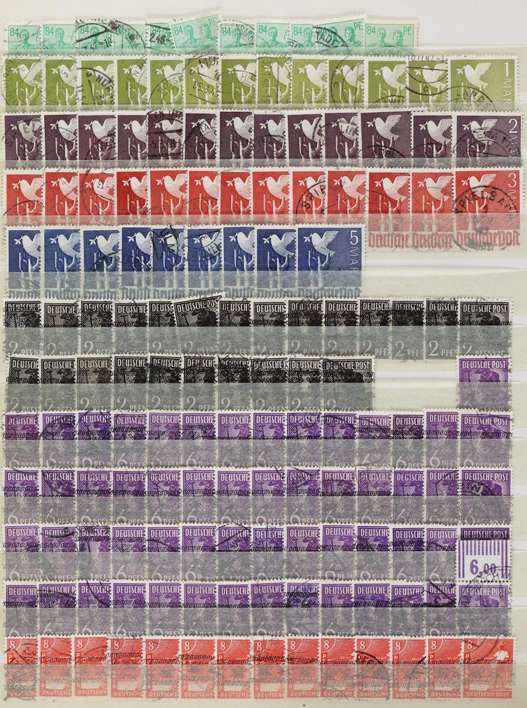Briefmarken. 3 Sammelalben