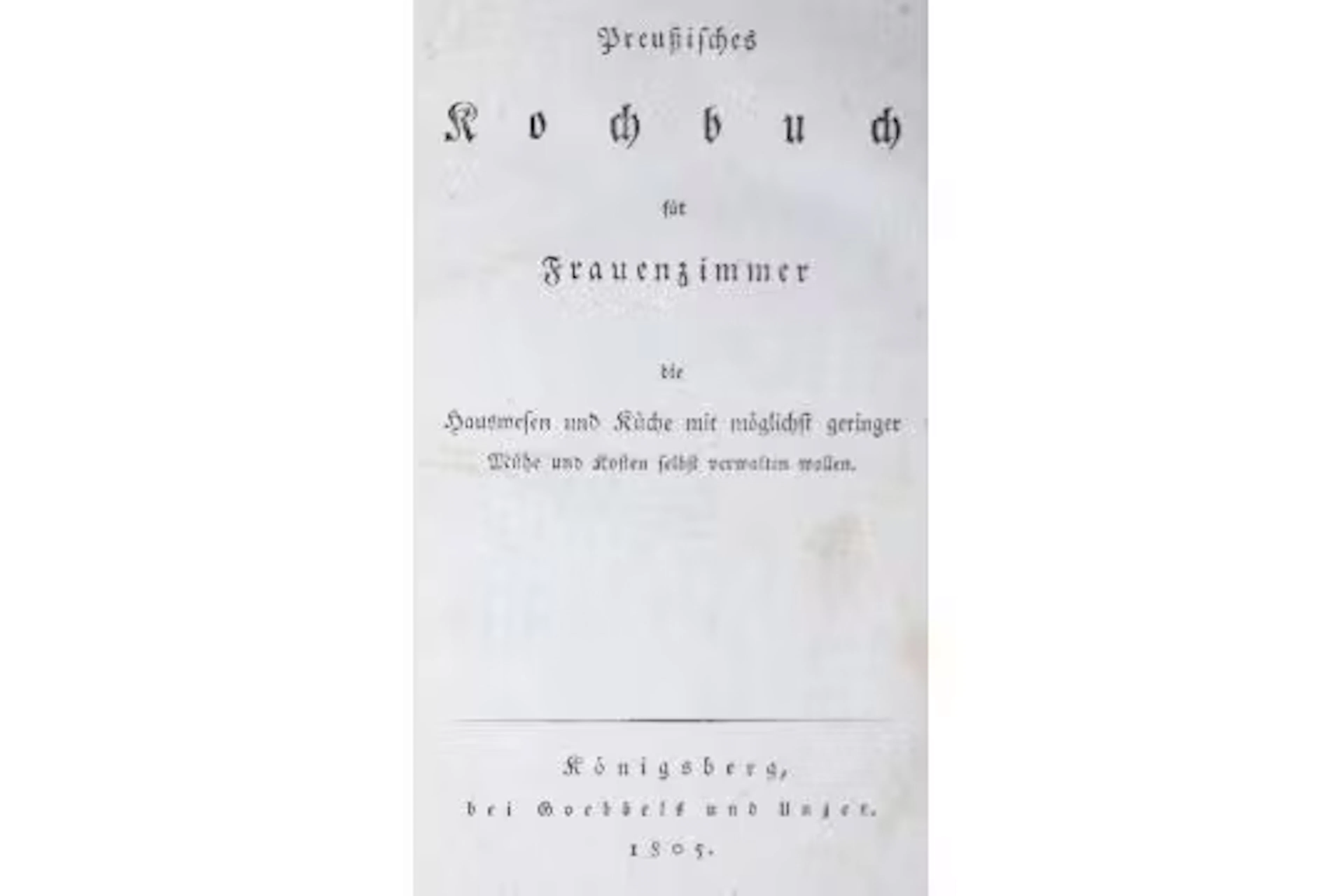 Preußisches Kochbuch