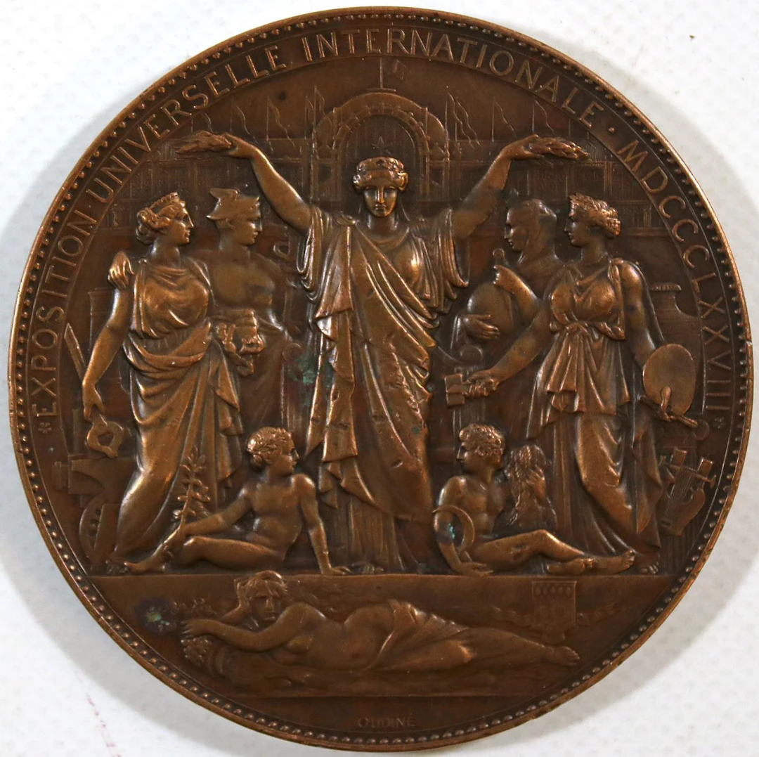 Weltausstellung. Exposition Universelle Internationale. Bronze-Medaille