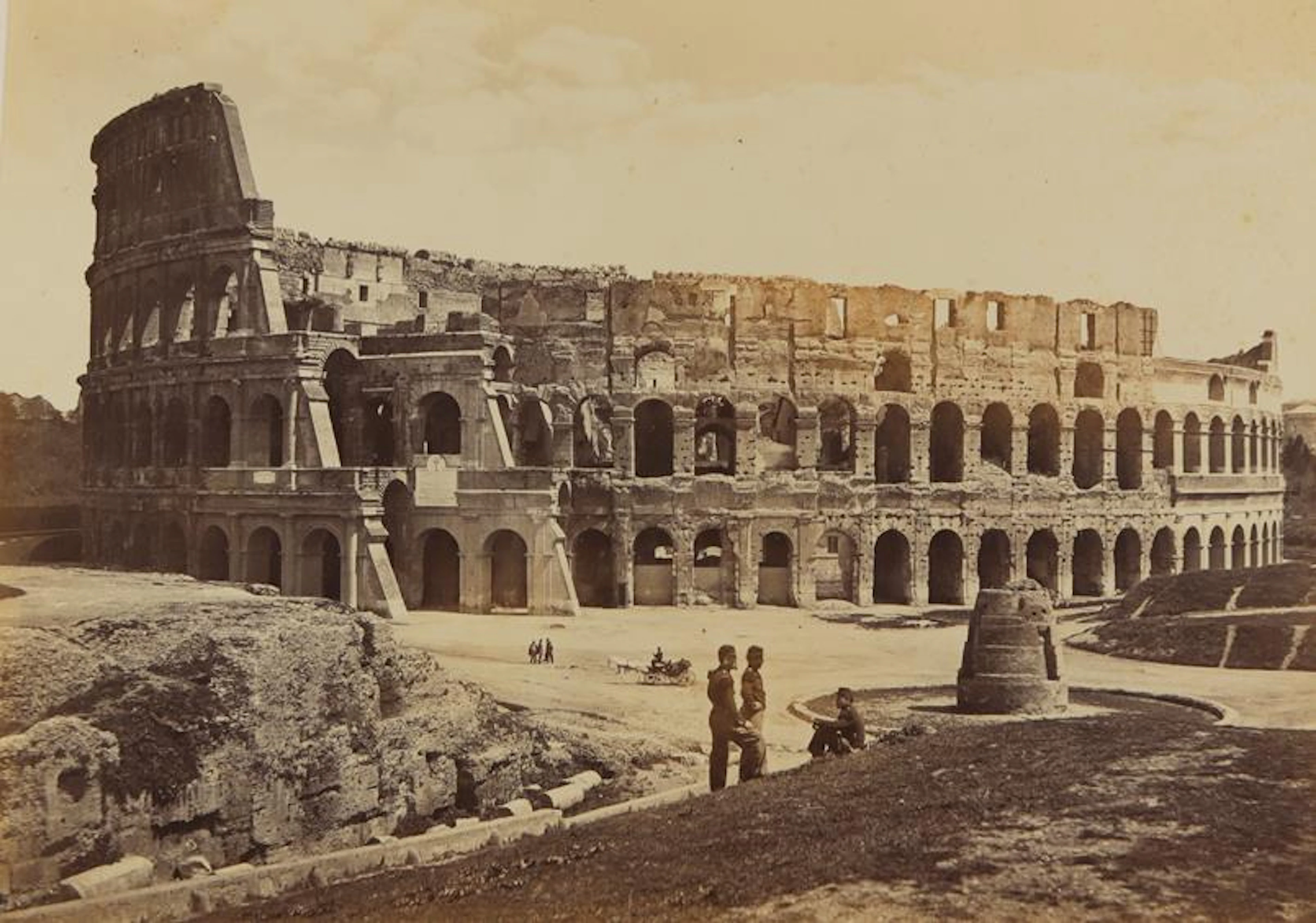 Altobelli, Gioacchino (1814 Terni - ? 1878). Das Kolosseum. Interior