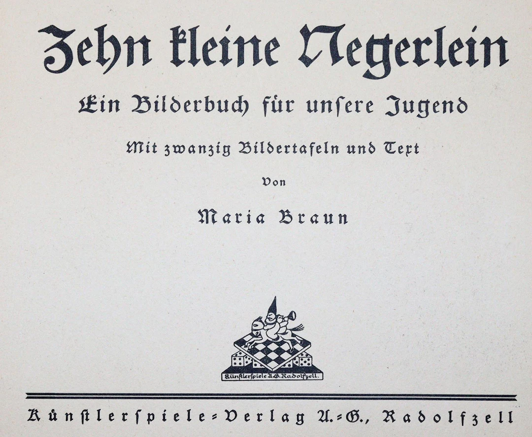 (Gareis,F.). Die 12 Negerlein. Stgt.