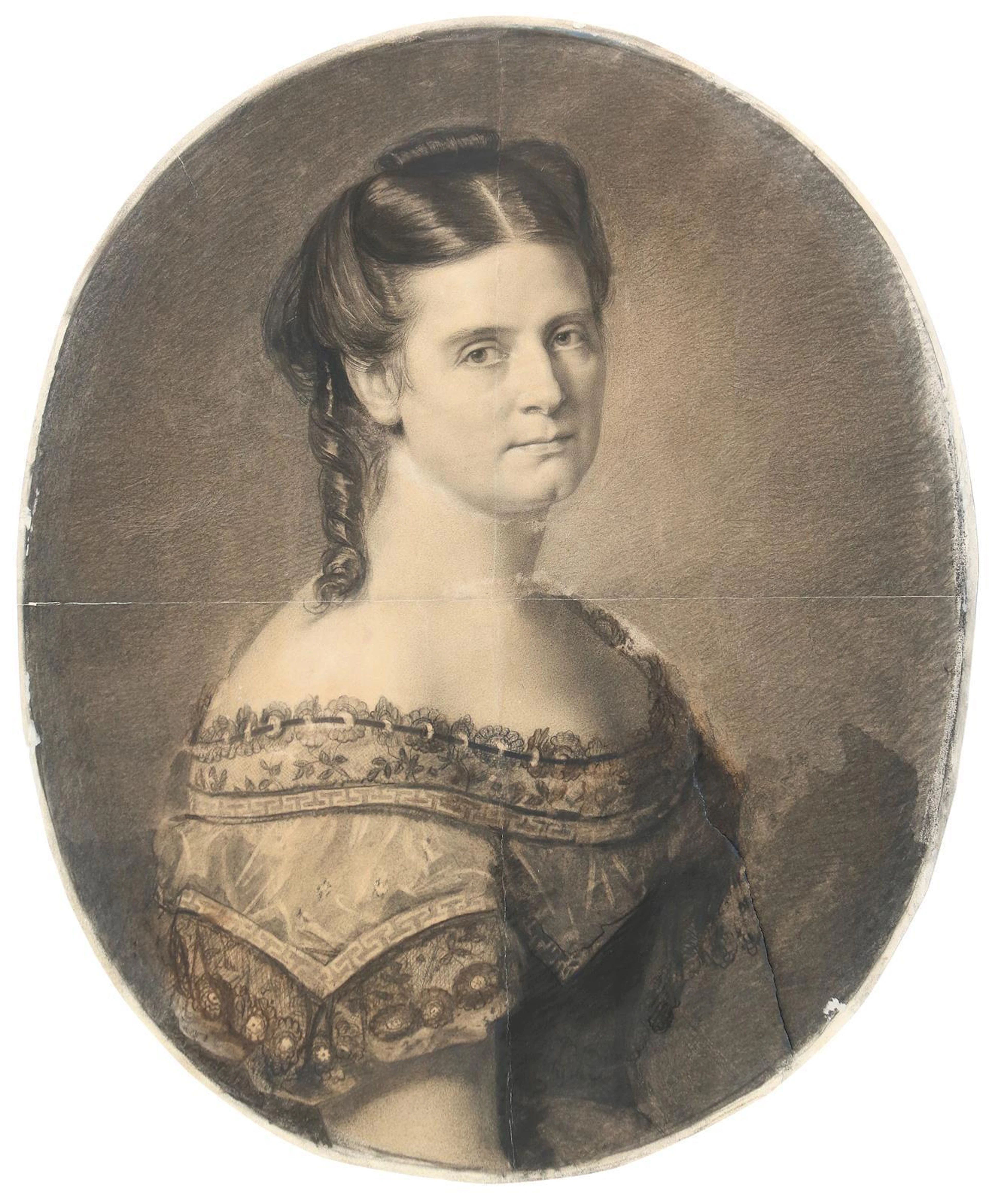 Portraitmaler (um 1880). Portrait der Königin Carola von Sachsen