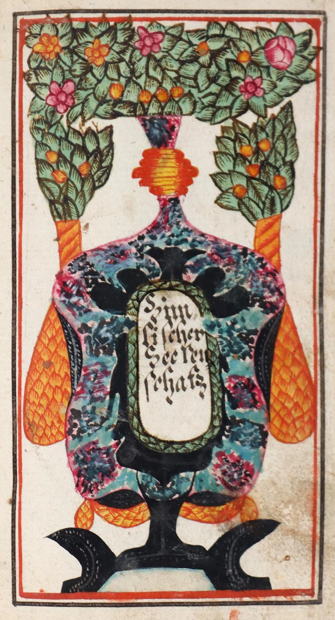 Himmlischer Seelenschatz. Deutsche Handschrift auf Papier