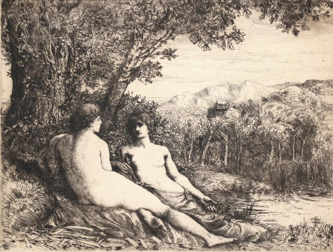 Konvolut. 30 Graphiken überwiegend frühes 20. Jh. U.a. von Charles Holroyd