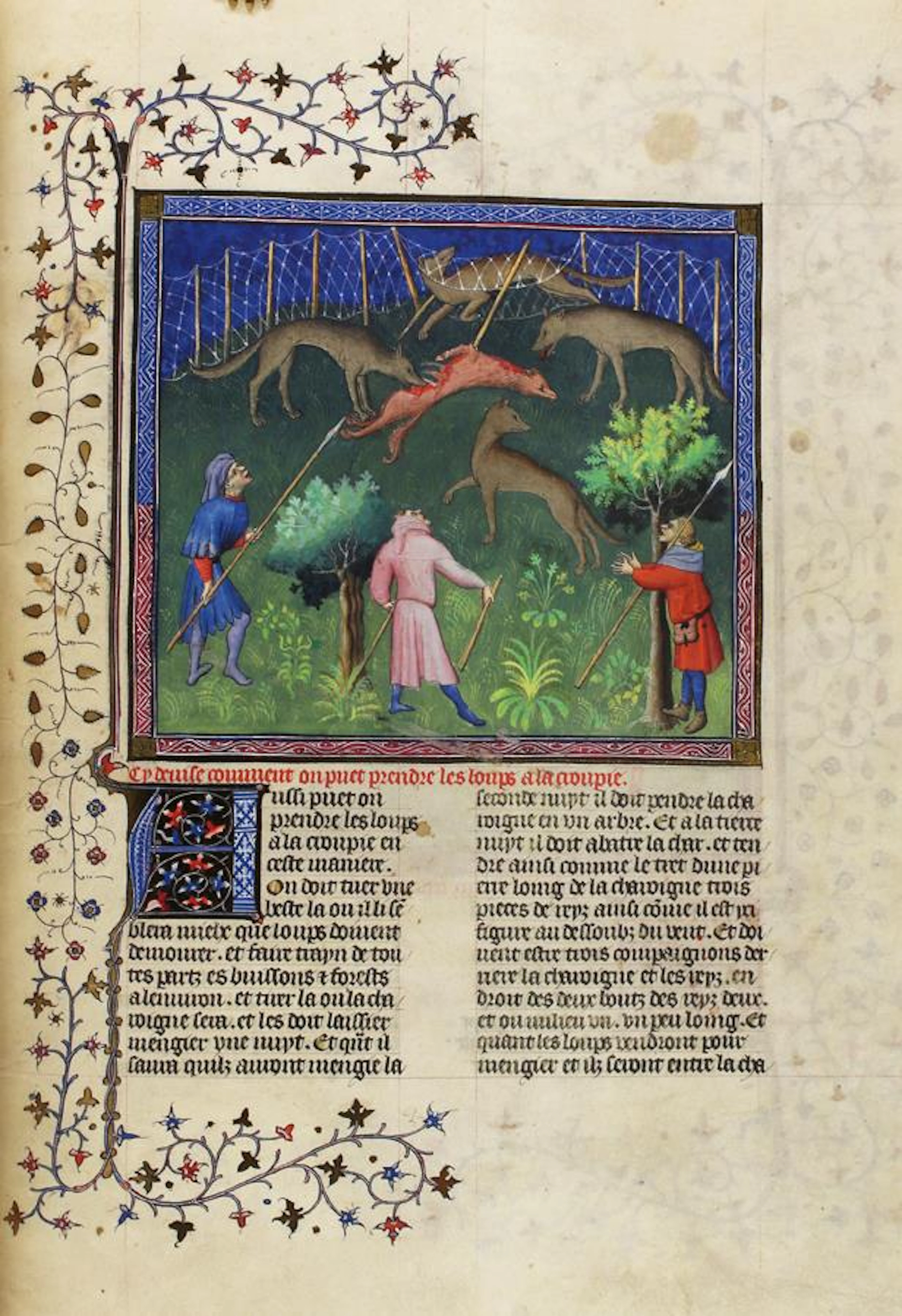 Gaston Phoebus. Das Buch der Jagd - Le livre de Chasse. M 1044 der