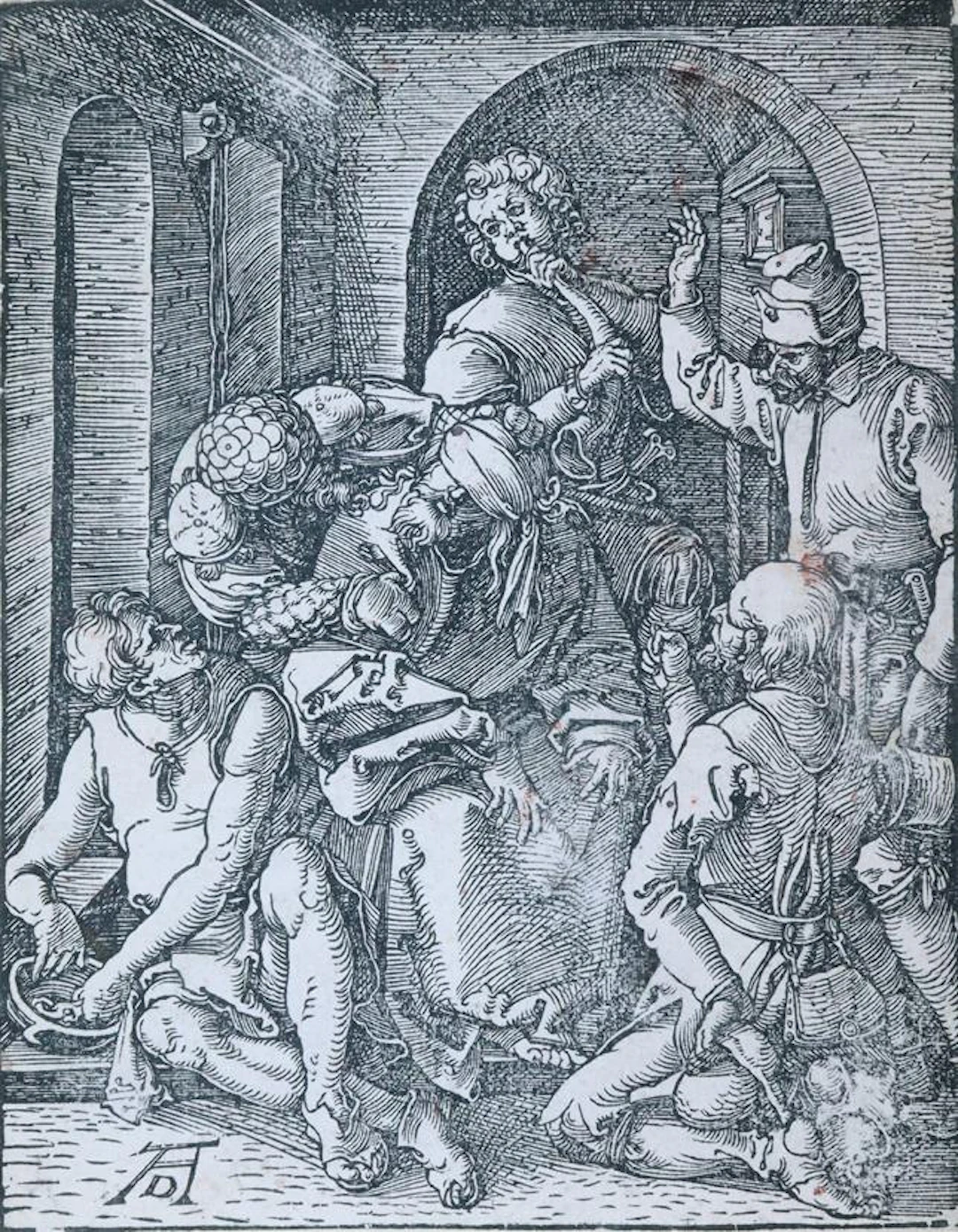 Dürer, Albrecht (1471 Nürnberg 1528). Die Verspottung Christi. Holzschnitt