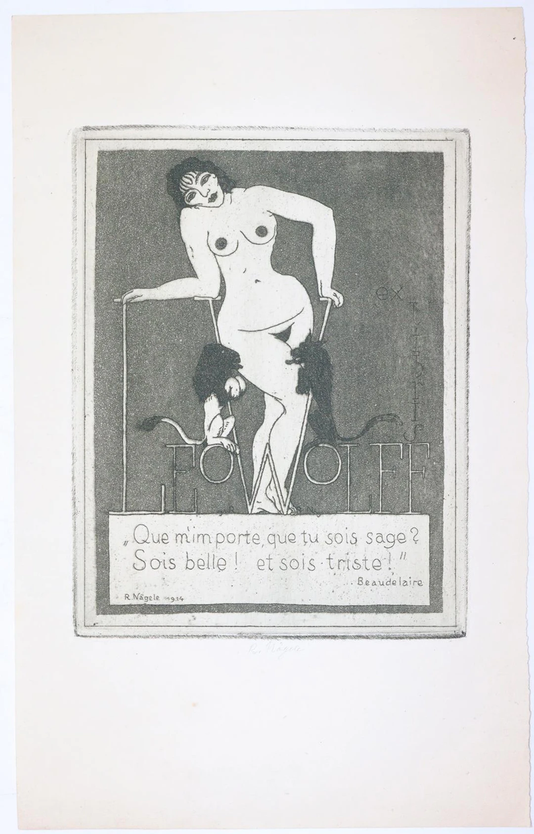 Exlibris. 27 Exlibris von versch. Künstlern in versch. Techn.