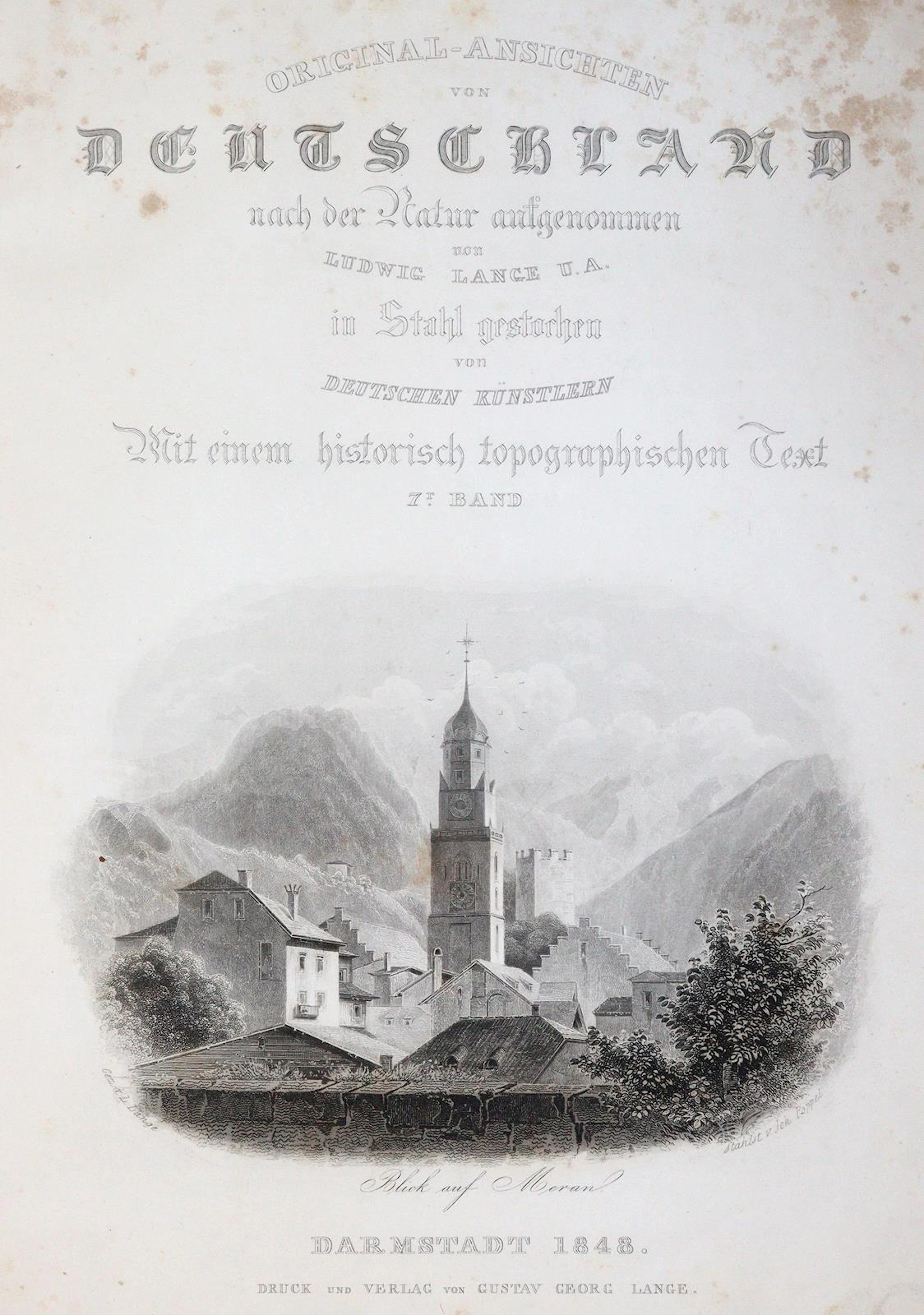 Lange,L. Original-Ansichten... Bd. 7. Darmstadt