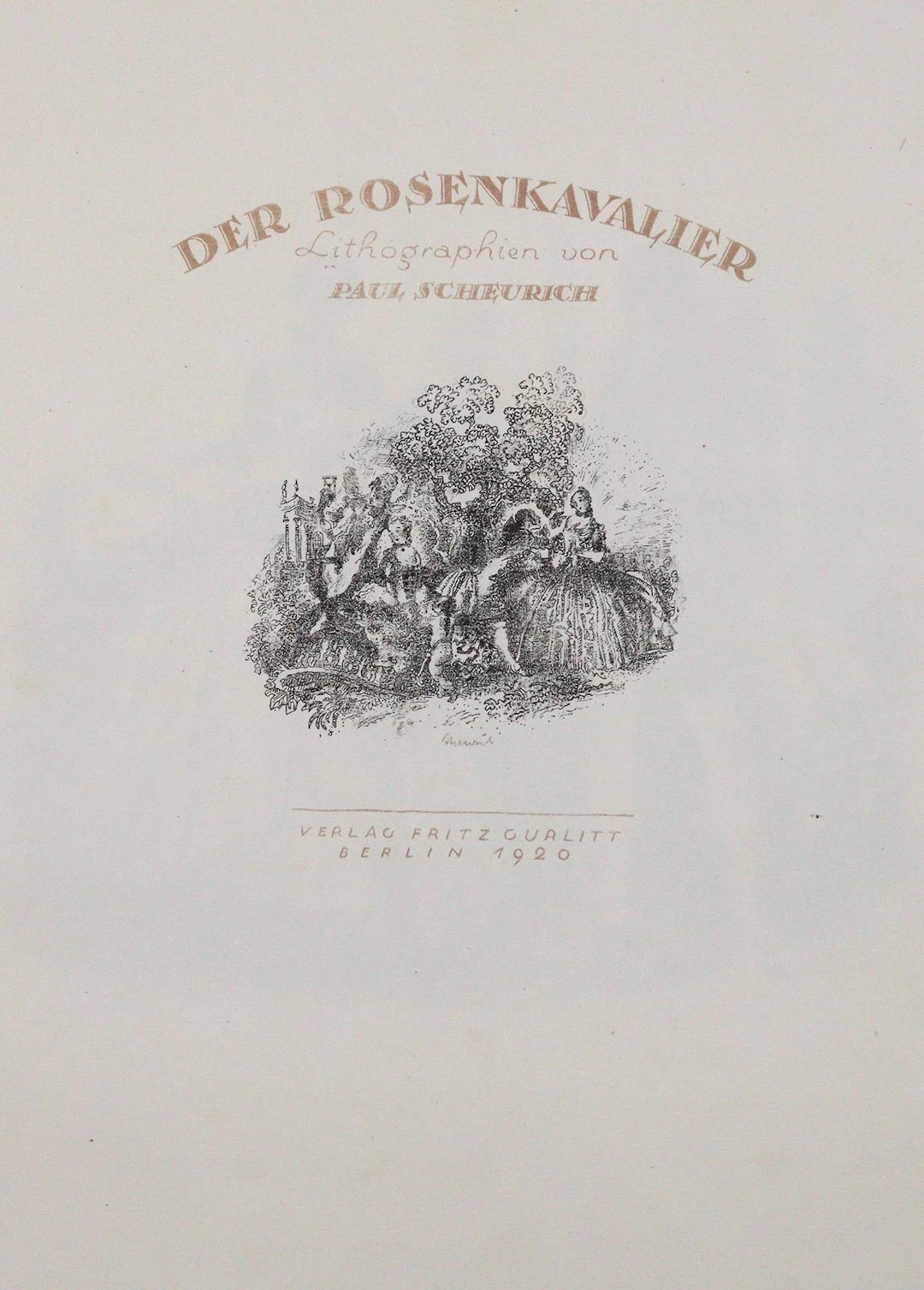Scheurich, P. Der Rosenkavalier. Bln.