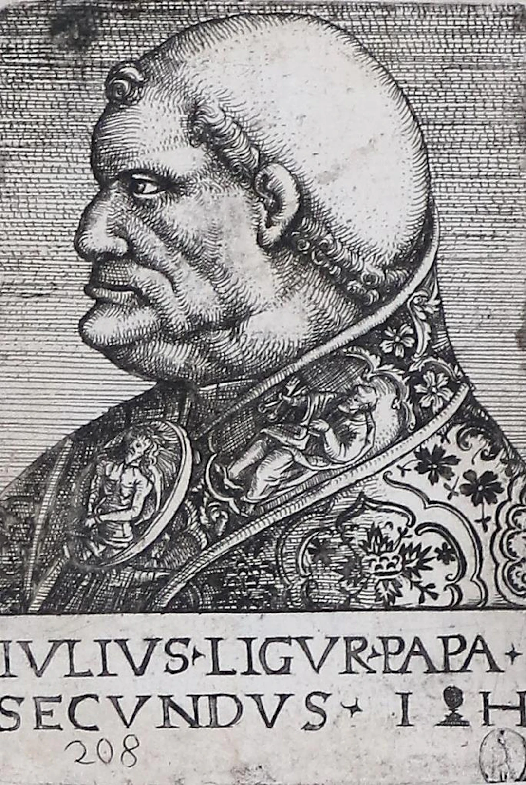 Hopfer, Hieronymus (1500 Augsburg - Nürnberg 1563). Päpste der Renaissance.