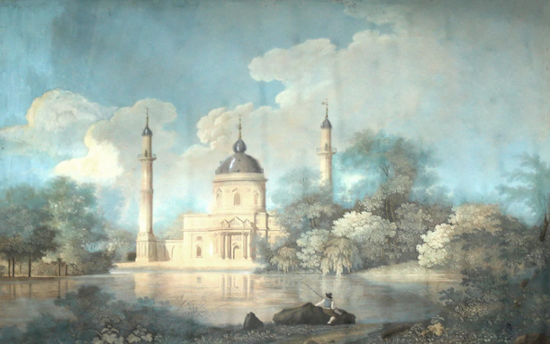 Kuntz, Karl (1770 Mannheim - Karlsruhe 1830). Ansicht der Moschee