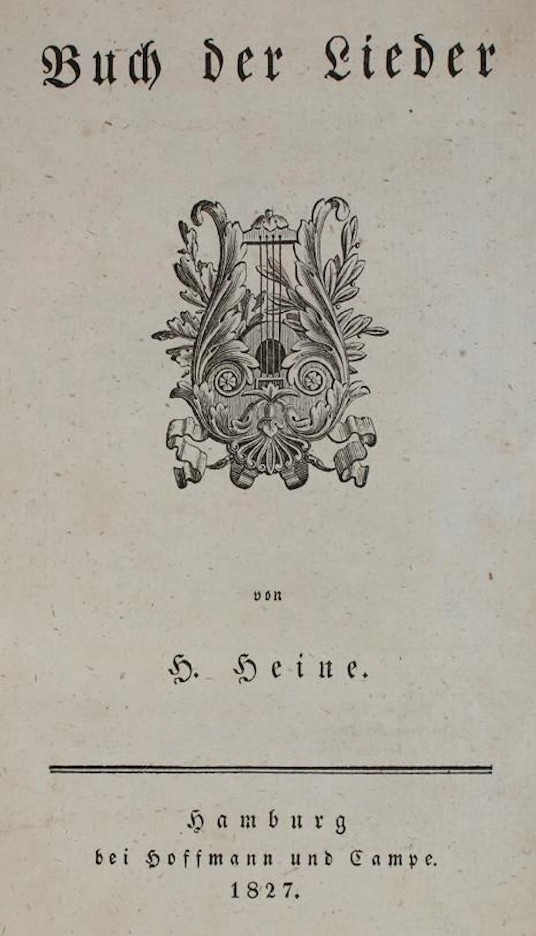 Heine,H. Buch der Lieder. Hbg.