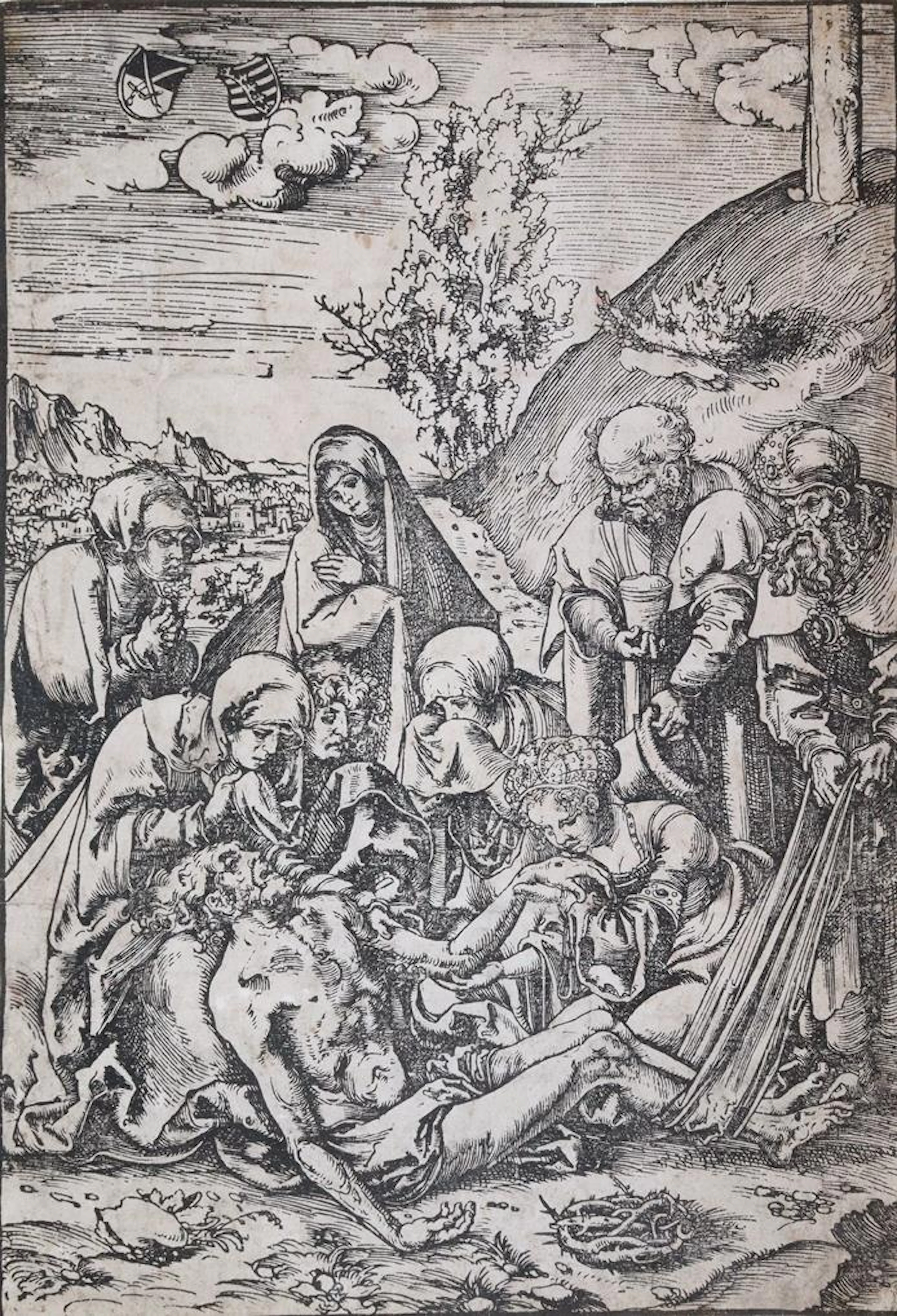 Cranach d. Ä., Lucas (1472 Kronach - Weimar 1553). Die Beweinung.