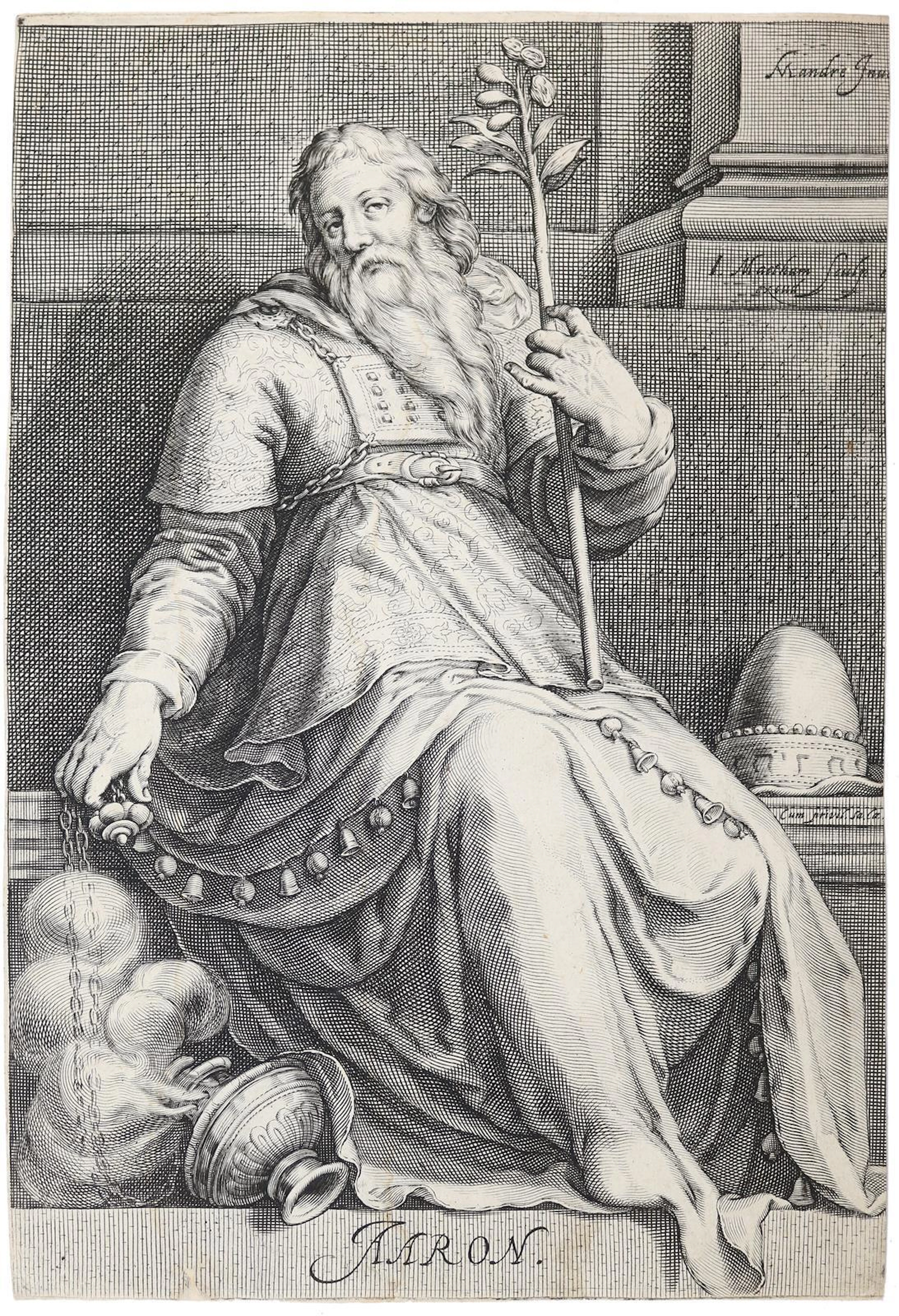Matham, Jacob (1571 Haarlem 1631). Aaron. Nach Karel van Mander II.