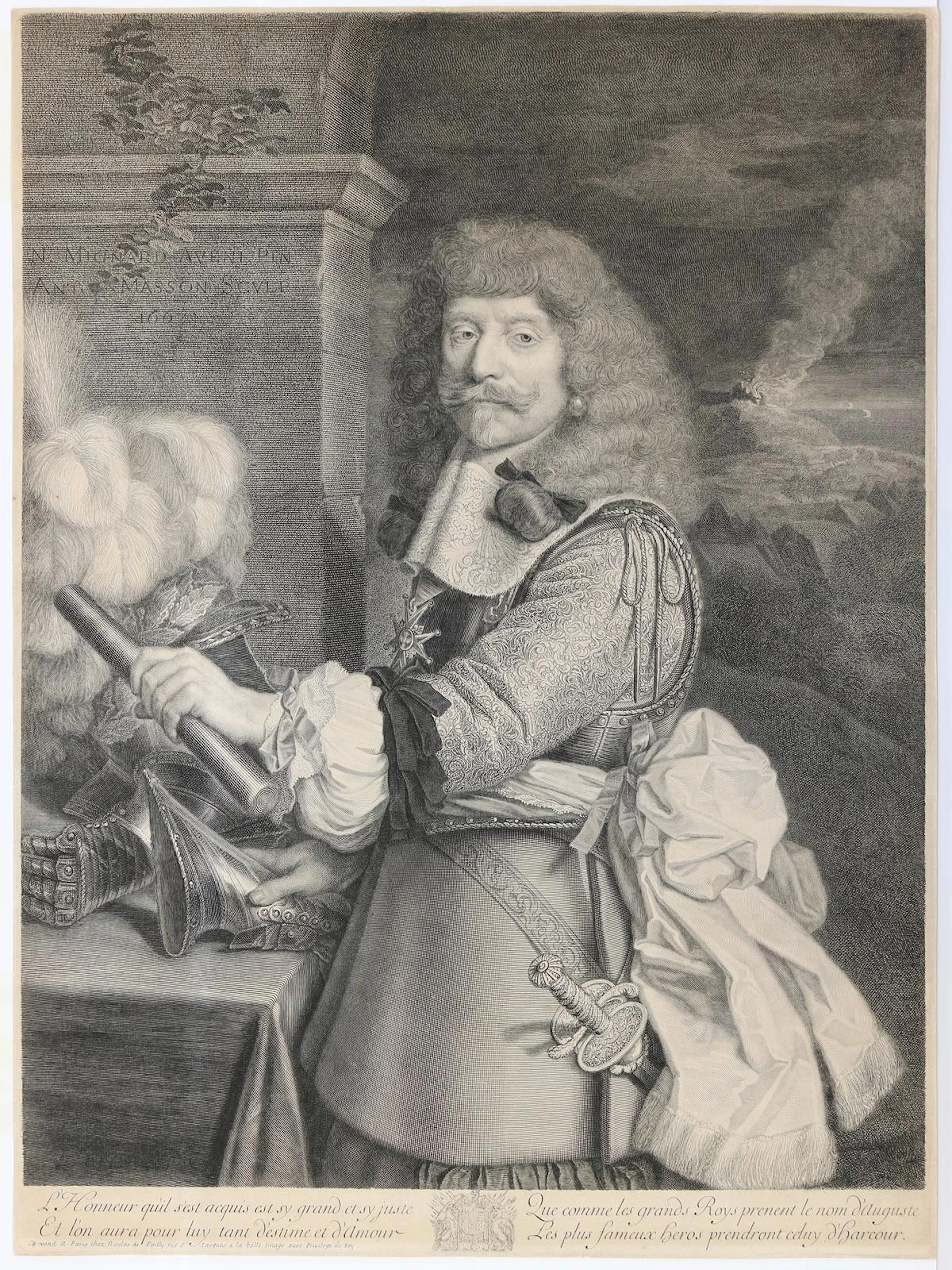 Masson, Antoine (1636 Loury - Paris 1700). Henri de Lorraine