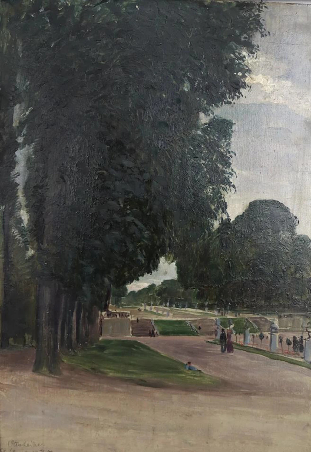 Leiber, Otto Ferdinand (1878 Straßburg - St. Georgen 1958). Schlosspark