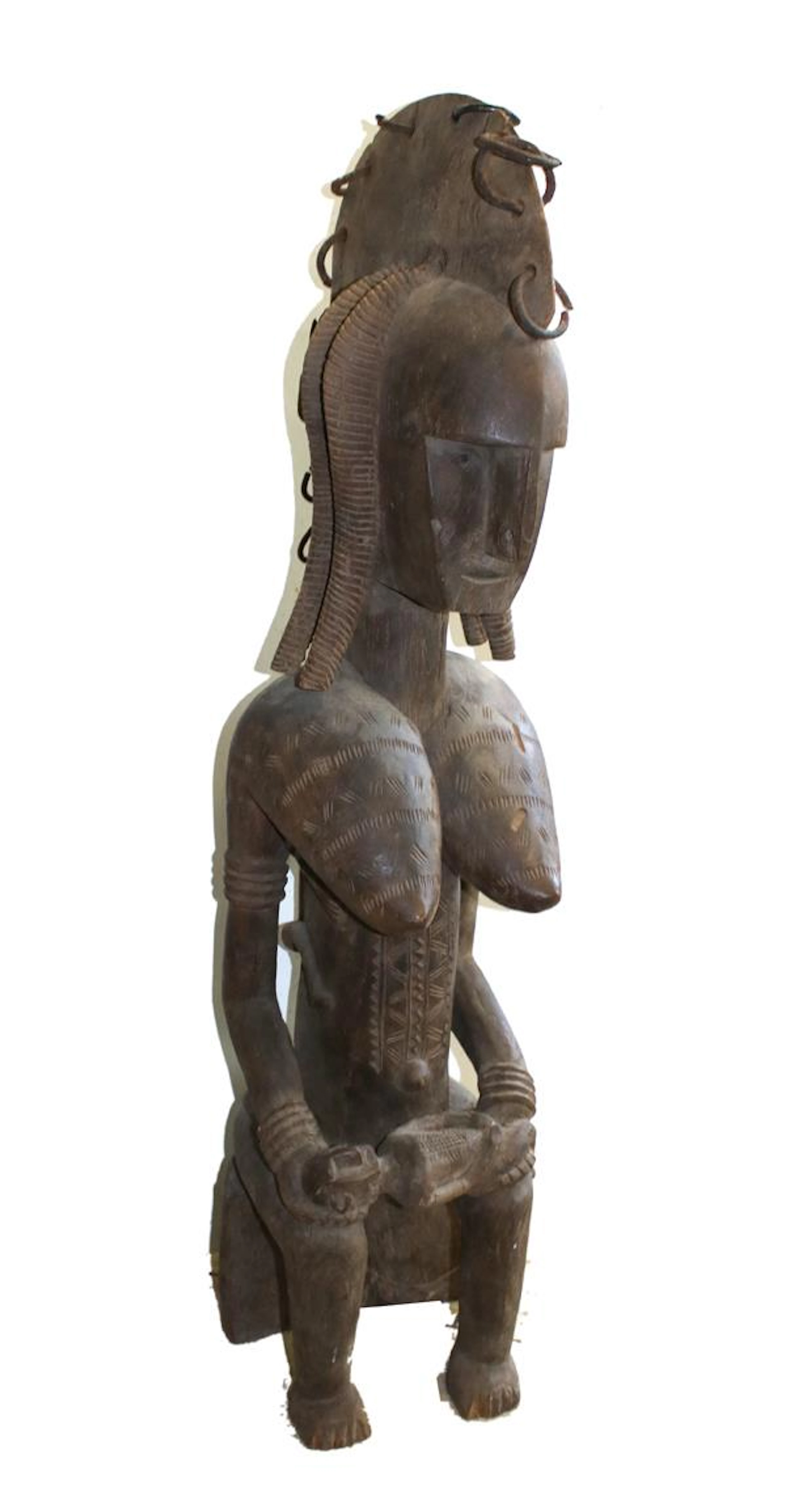 Dogon Mali weibliche Fruchtbarkeitsfigur. Ahnenmutter