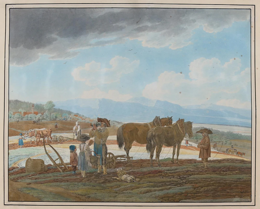Kobell, Wilhelm von (1766 Mannheim - München 1853) nach. Mittagsstunde