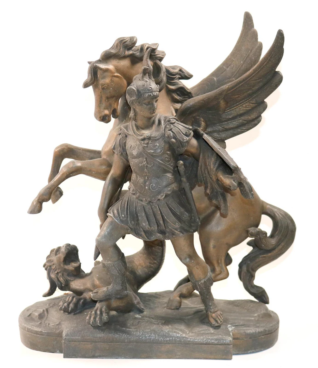 Pegasus u. Perseus besiegen Ketos das Meerungeheuer