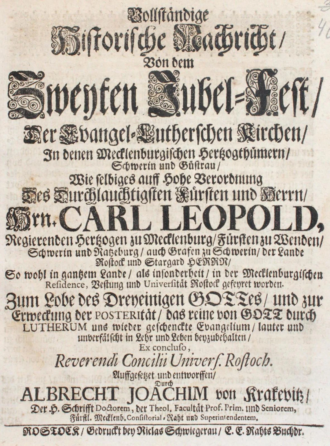Krakevitz,A.J.v. Vollständige Historische Nachricht