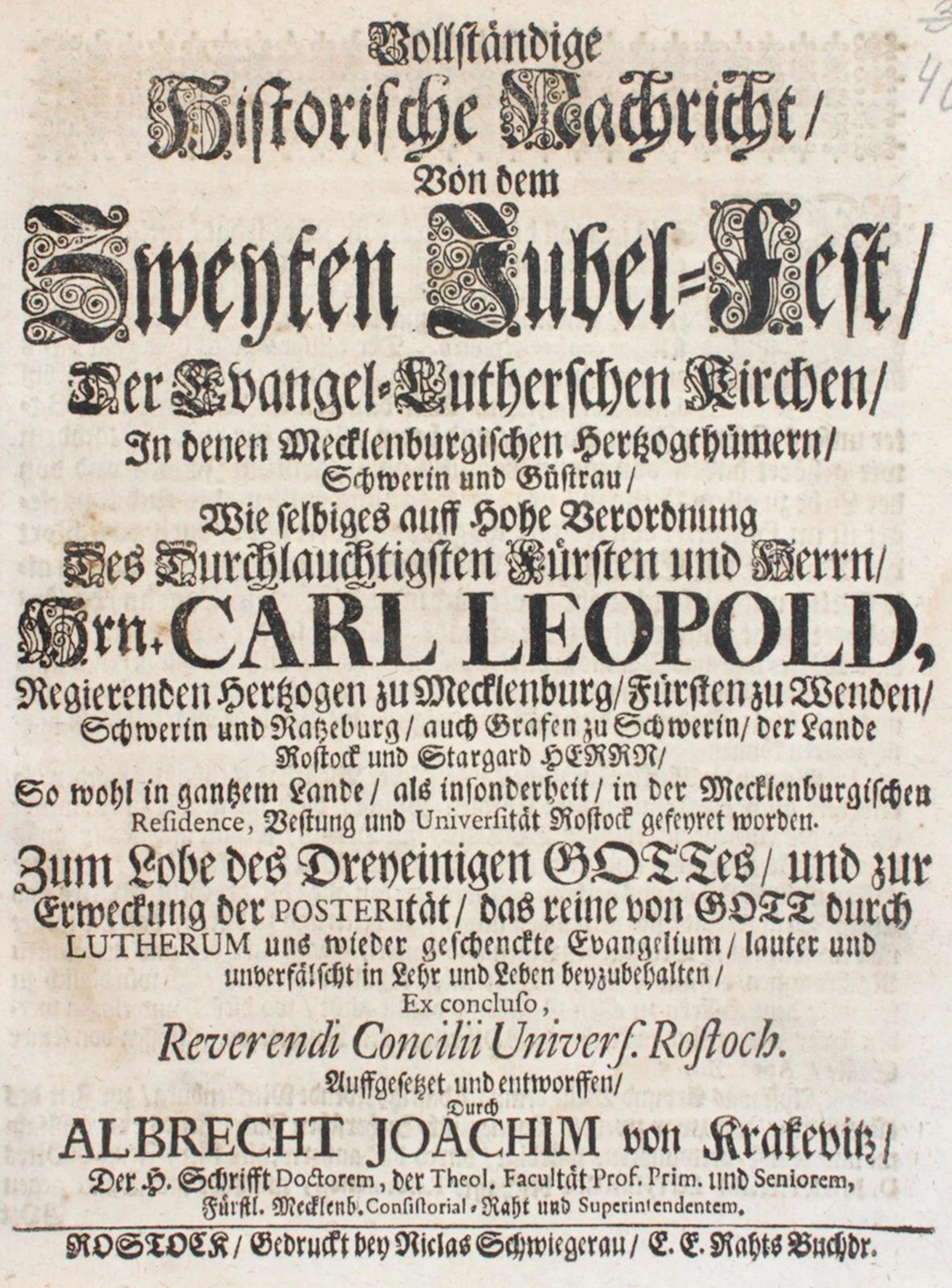 Krakevitz,A.J.v. Vollständige Historische Nachricht