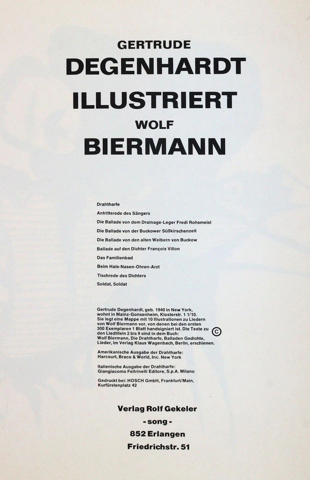 Degenhardt, Gertrude (1940 New York)