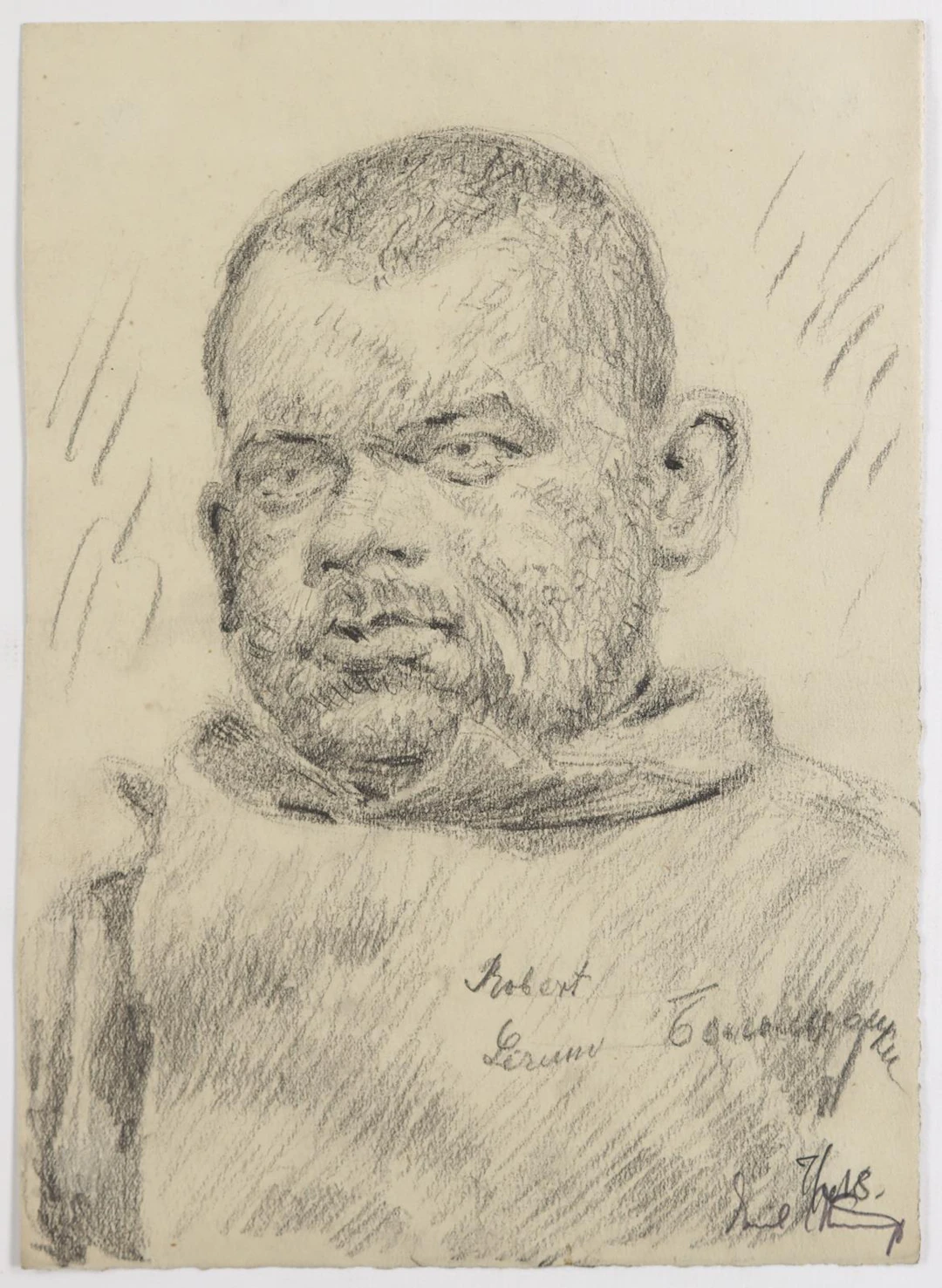 Stumpp, Emil (1886 Neckarzimmer - Sztum 1941). 4 Portraits. Bleistift