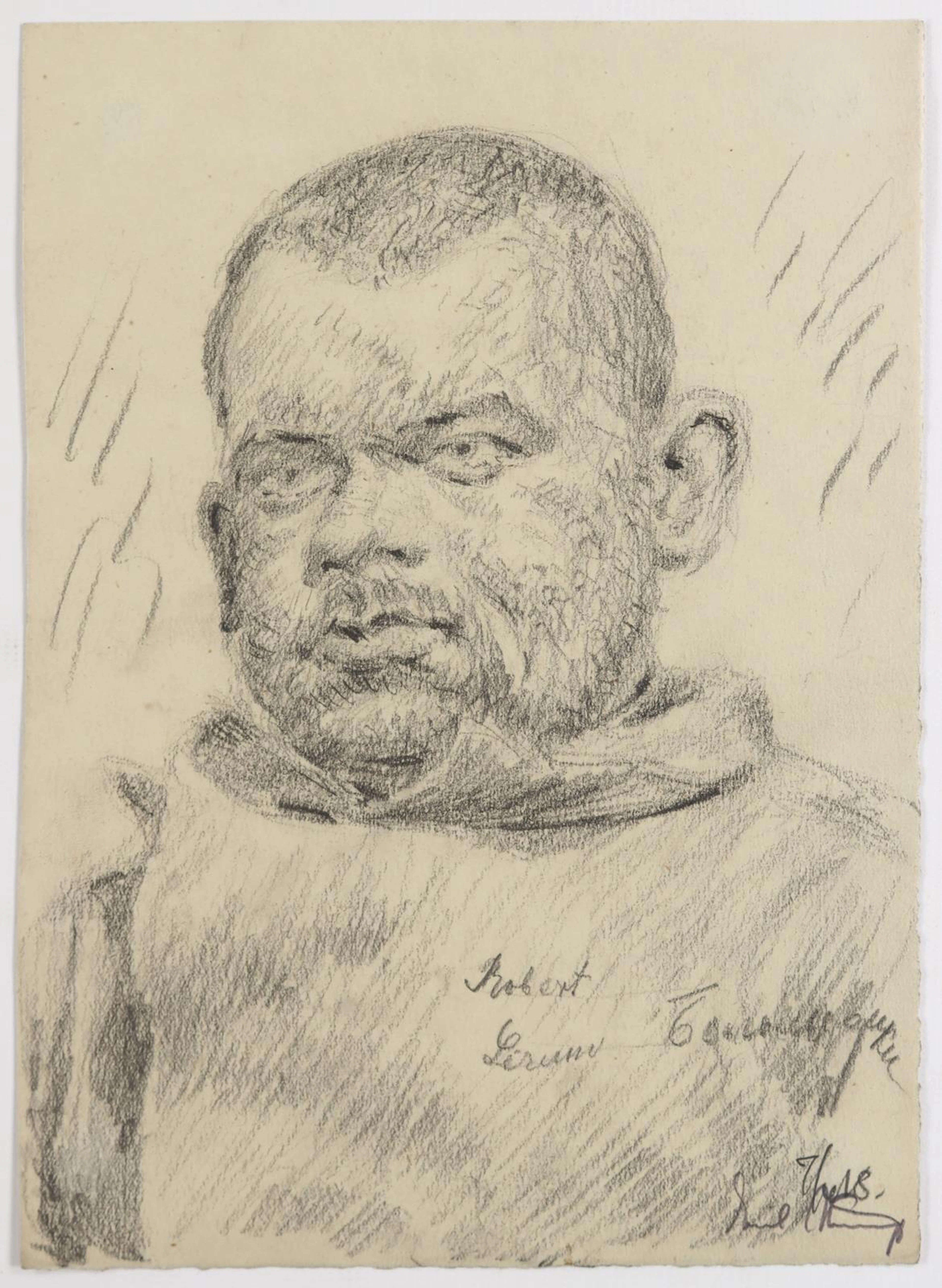 Stumpp, Emil (1886 Neckarzimmer - Sztum 1941). 4 Portraits. Bleistift