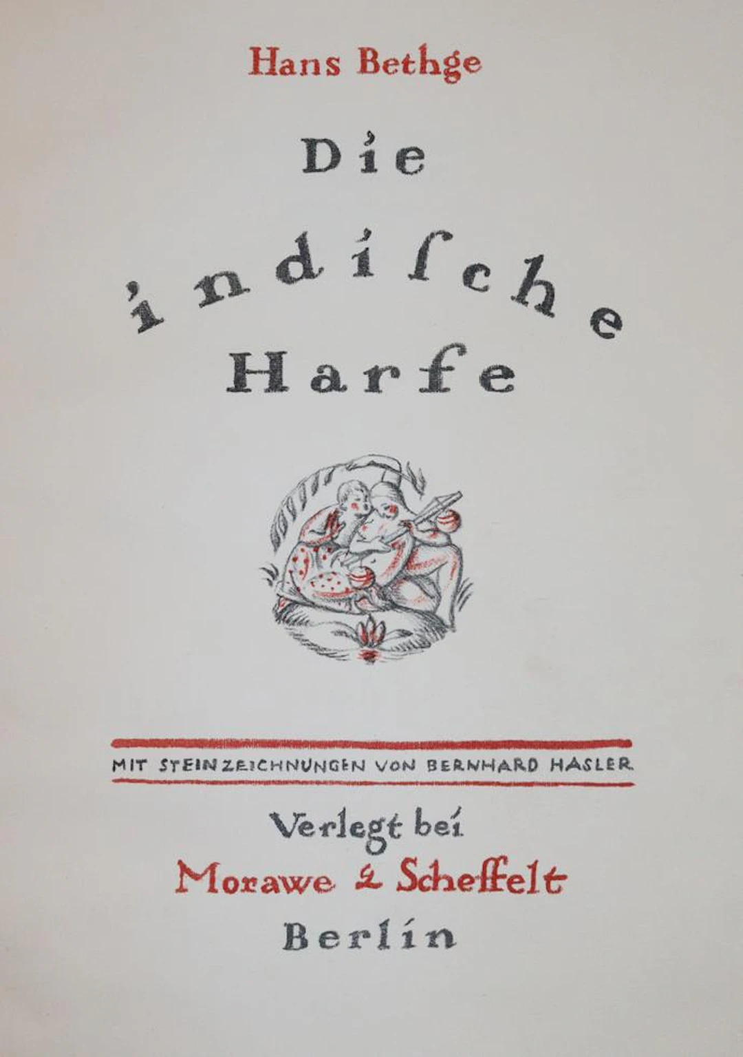 Bethge,H. Die indische Harfe. Bln.