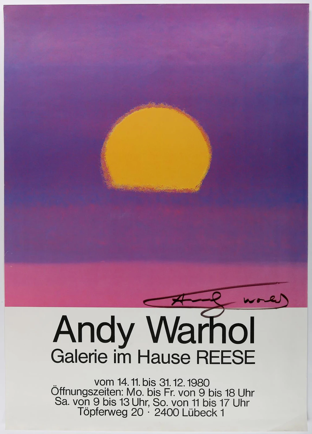 Warhol, Andy (1928 Pittsburgh - 1987 New York). Warhol