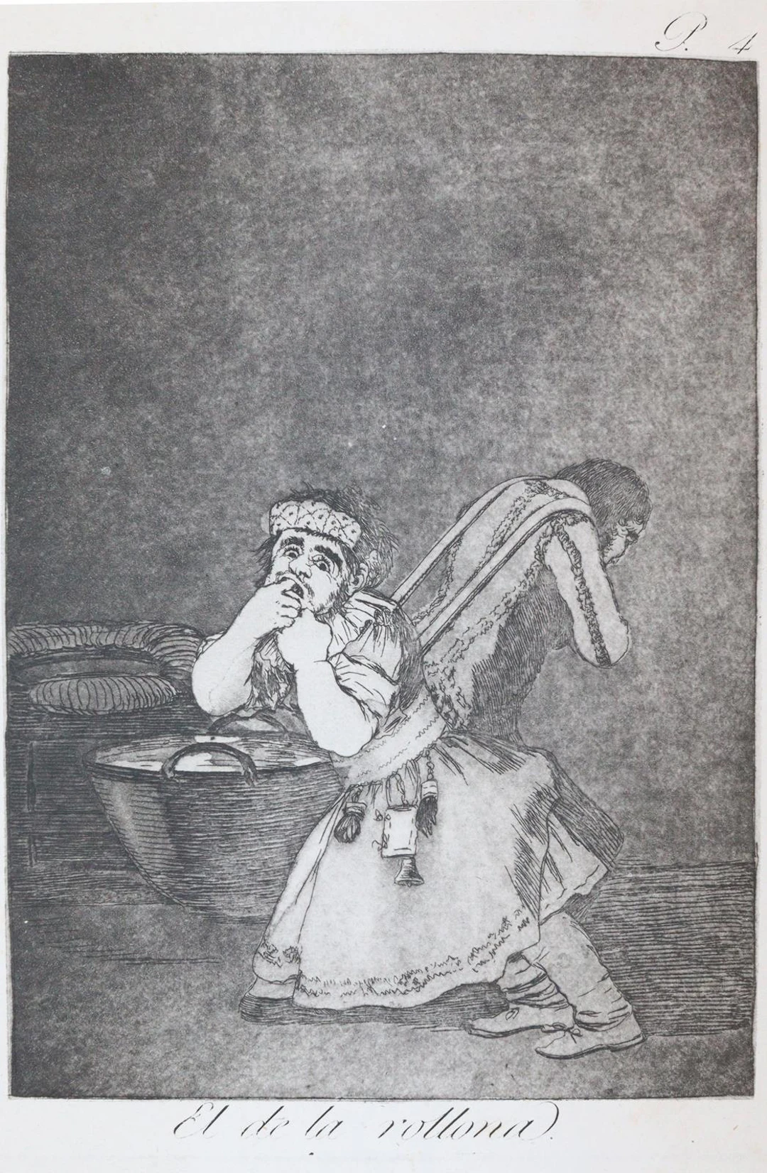 Goya, Francisco de (1746 Fuendetodos - Bordeaux 1828). El de la rollona.