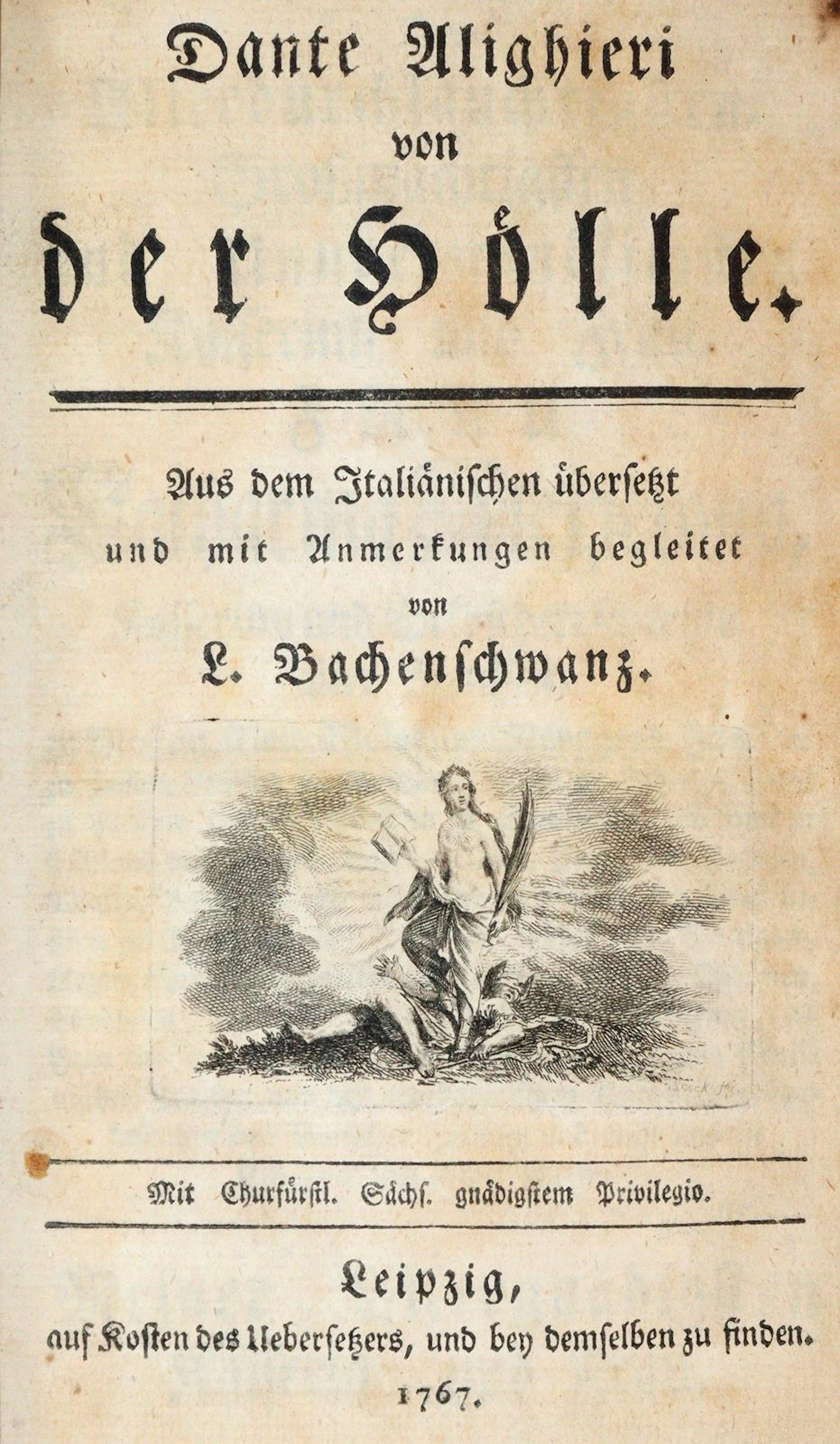 Dante Alighieri. (Göttliche Komödie). 3 Bde.: Von der Hölle; Von dem