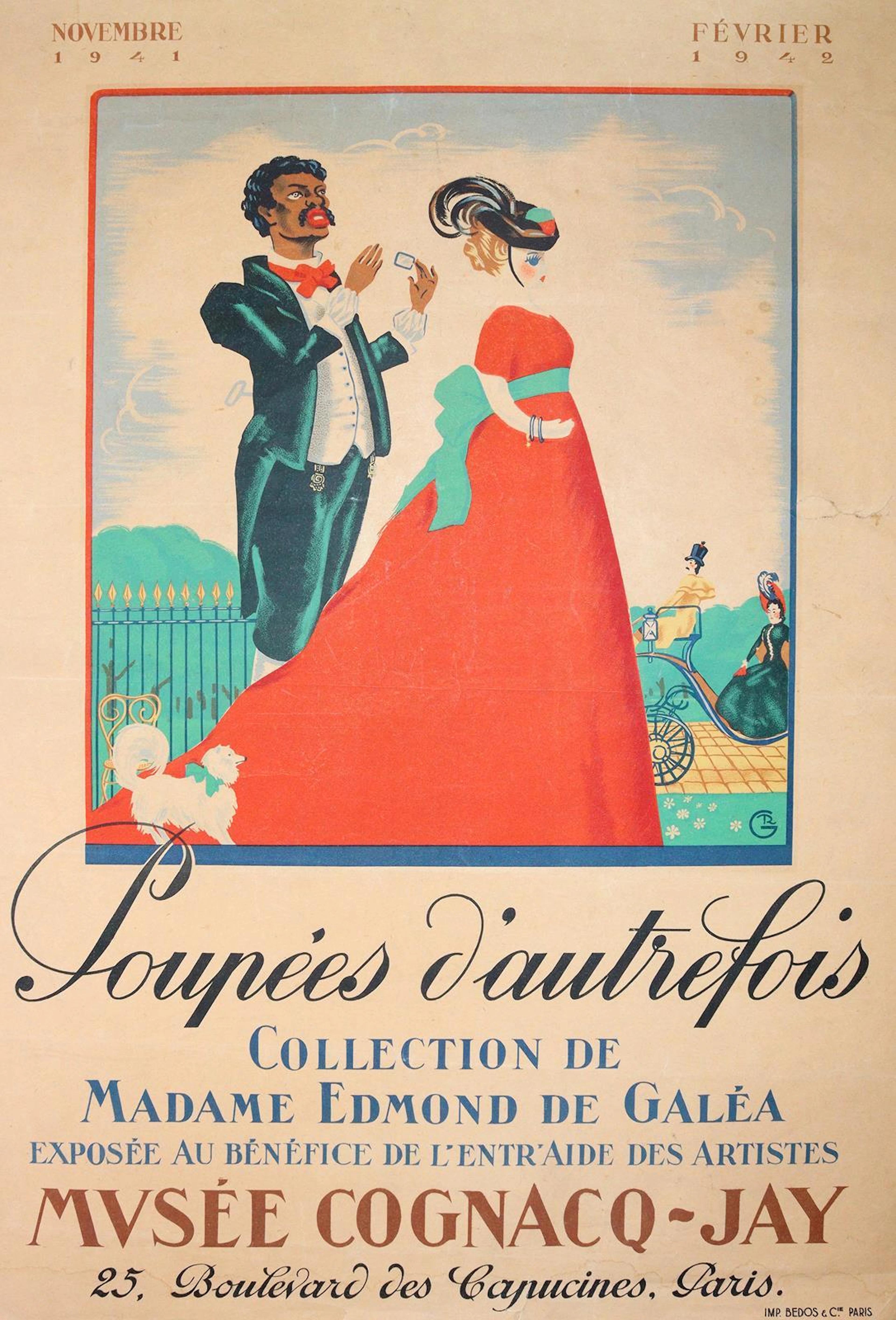 Jossot, Henri (1866 Dijon - Sidi Bou Said 1951) u.a. Kleine Sammlung