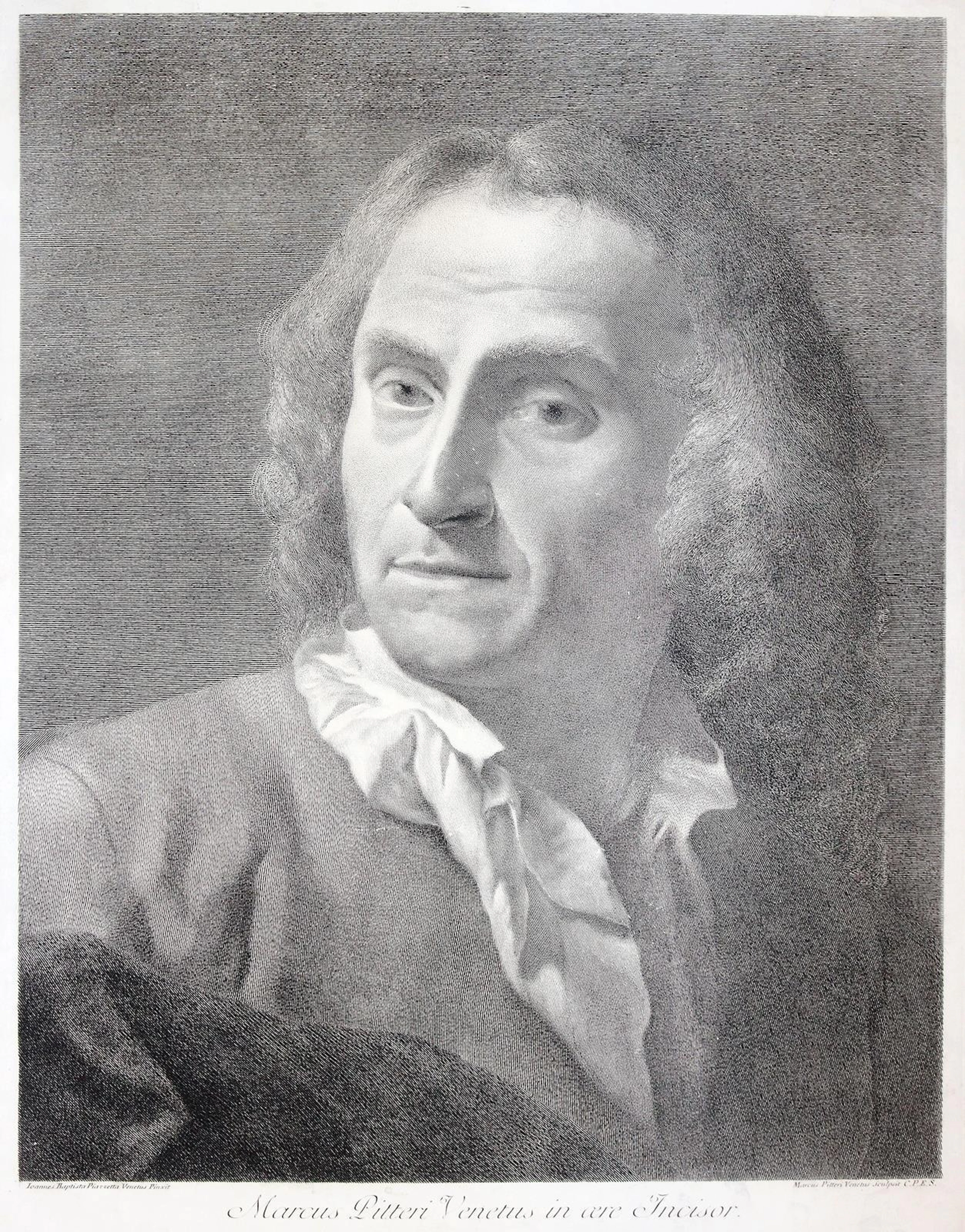 Pitteri, Marco Alvise (1702 Venedig 1786). Selbstporträt. Marcus Pitteri