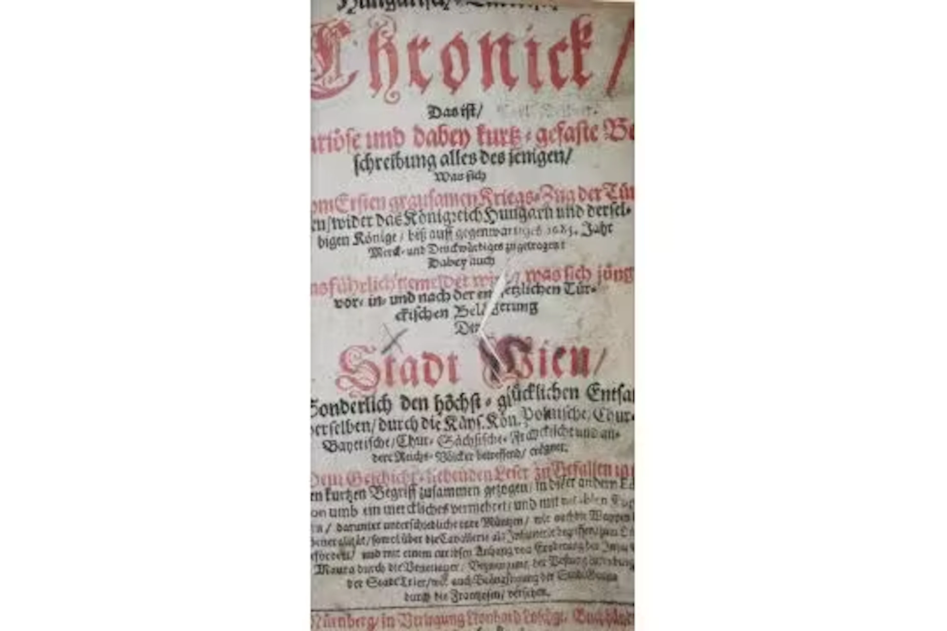 Hungarisch-Türckische Chronick
