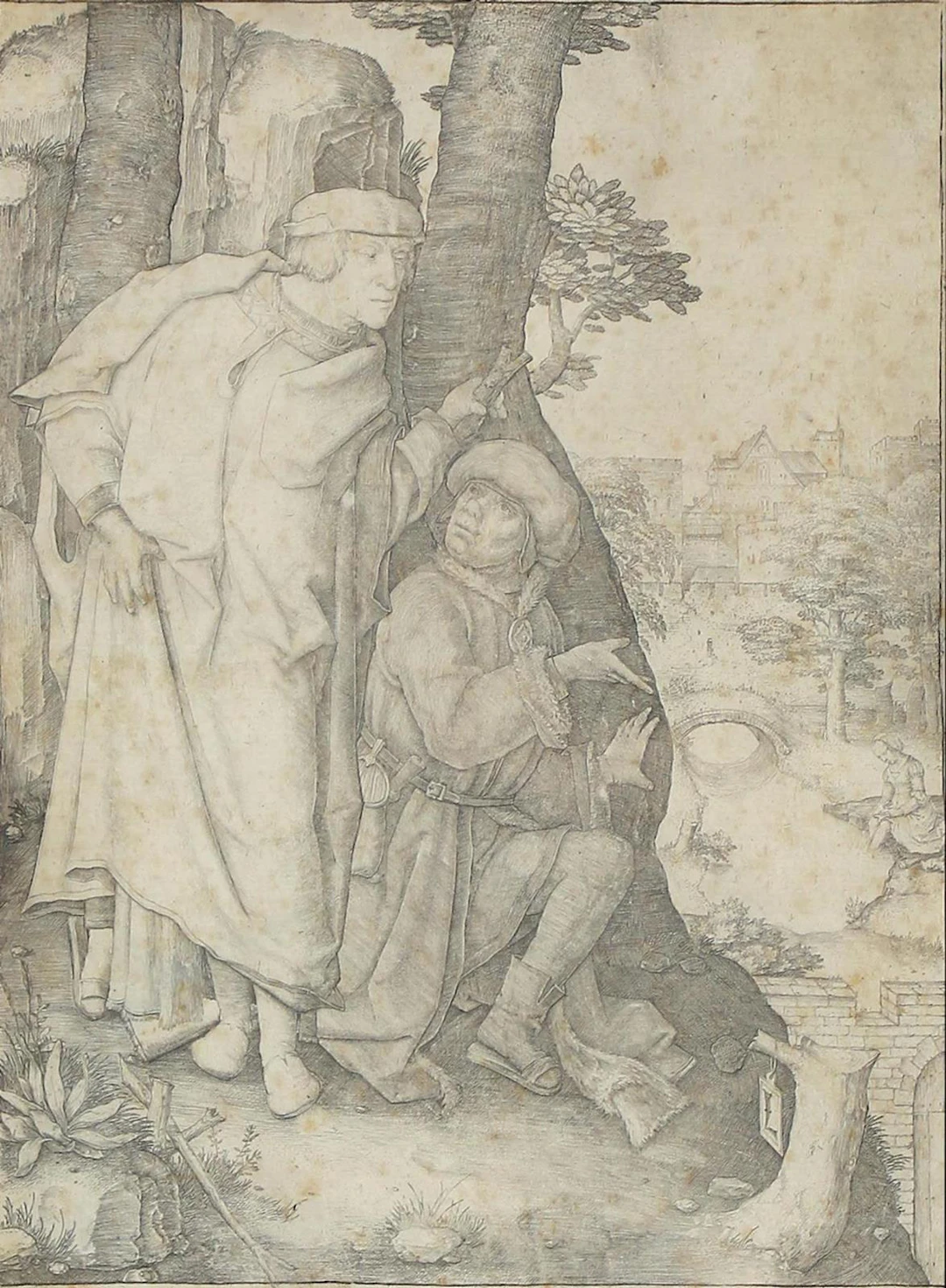 Leyden, Lukas van (1494 Leyden 1533). Susanna und die beiden Alten.