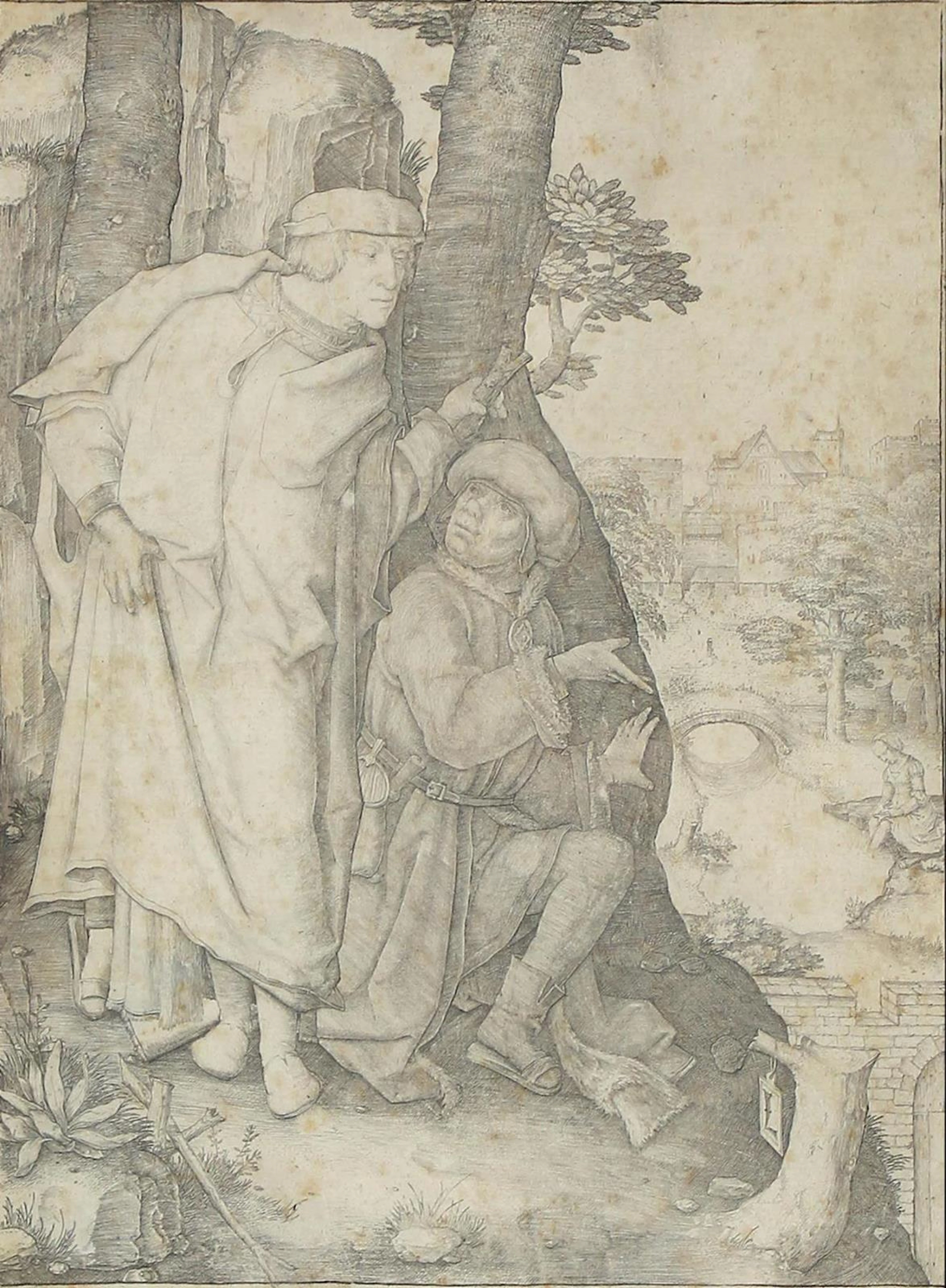 Leyden, Lukas van (1494 Leyden 1533). Susanna und die beiden Alten.