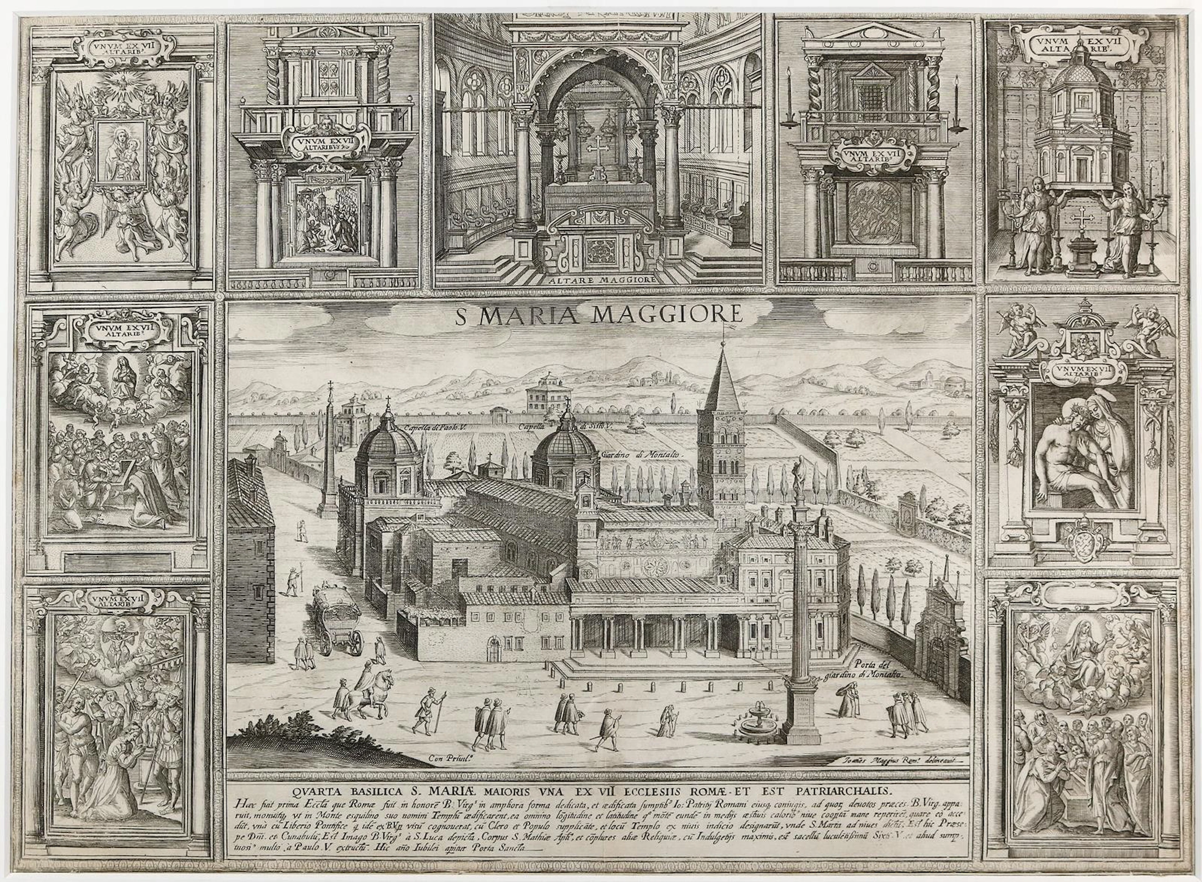 Greuter, Matthäus (1566 Straßburg - Rom 1638) u.a. S. Maria Maggiore.