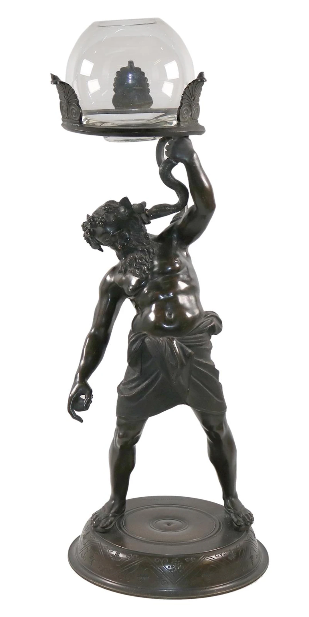 De Luca, Francesco bzw. Ferdinando. Italien XIX - XX. Große Bronzefigur