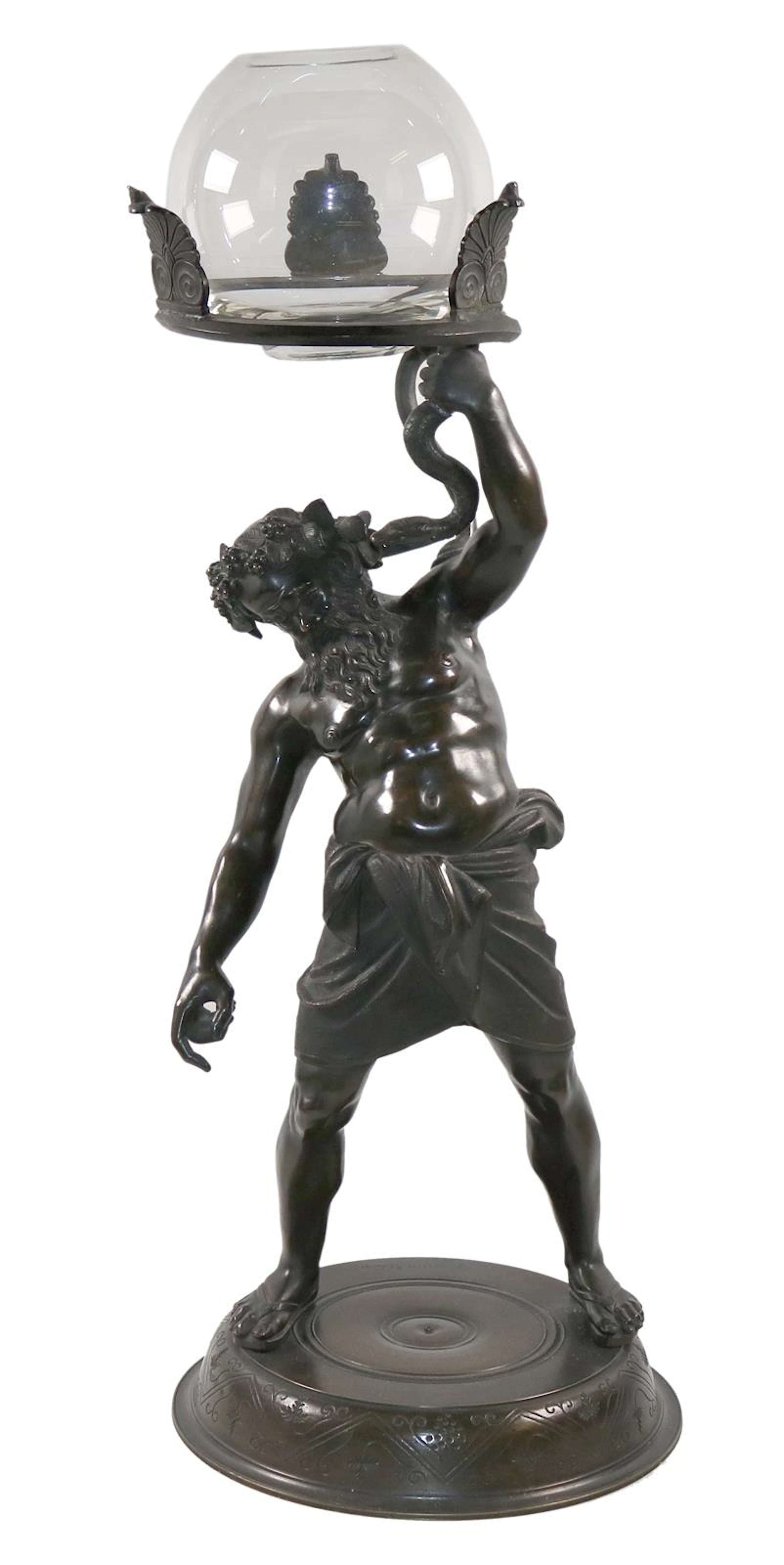 De Luca, Francesco bzw. Ferdinando. Italien XIX - XX. Große Bronzefigur