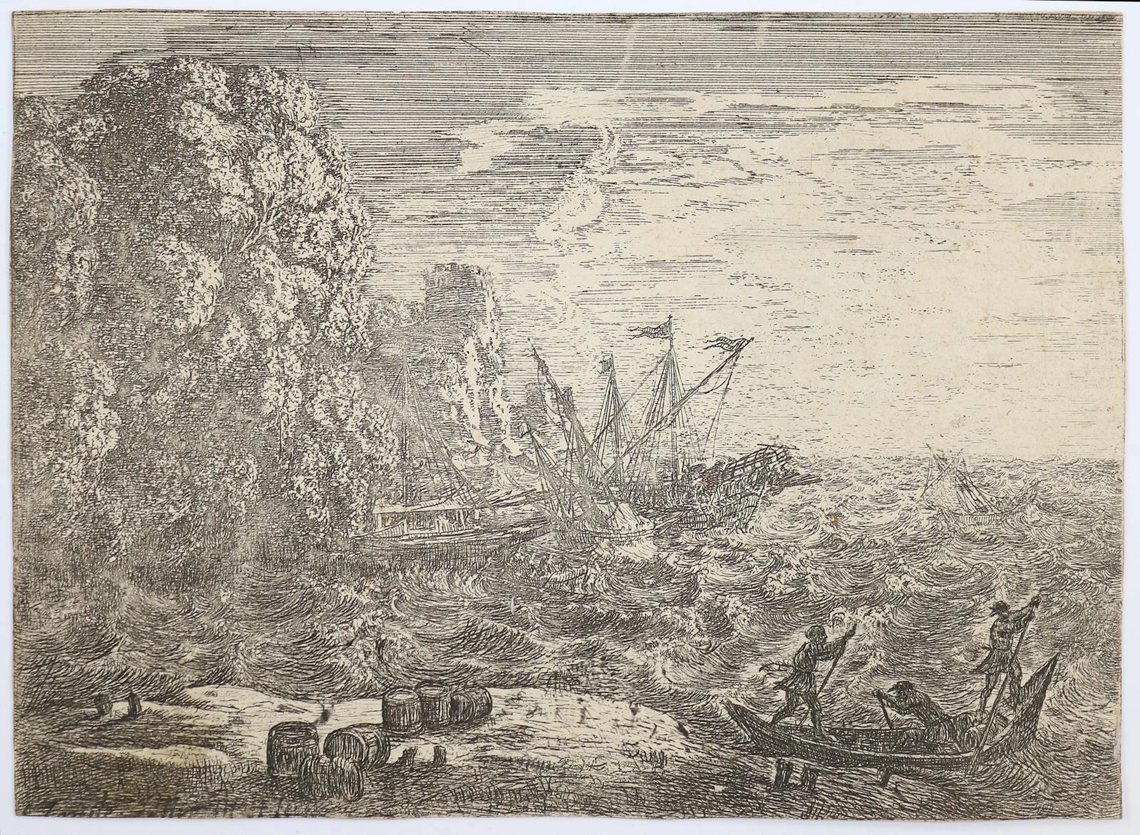 Lorrain, Claude (d.i. Claude Gellé 1600 Chamagne - Rom 1682). La Tempête