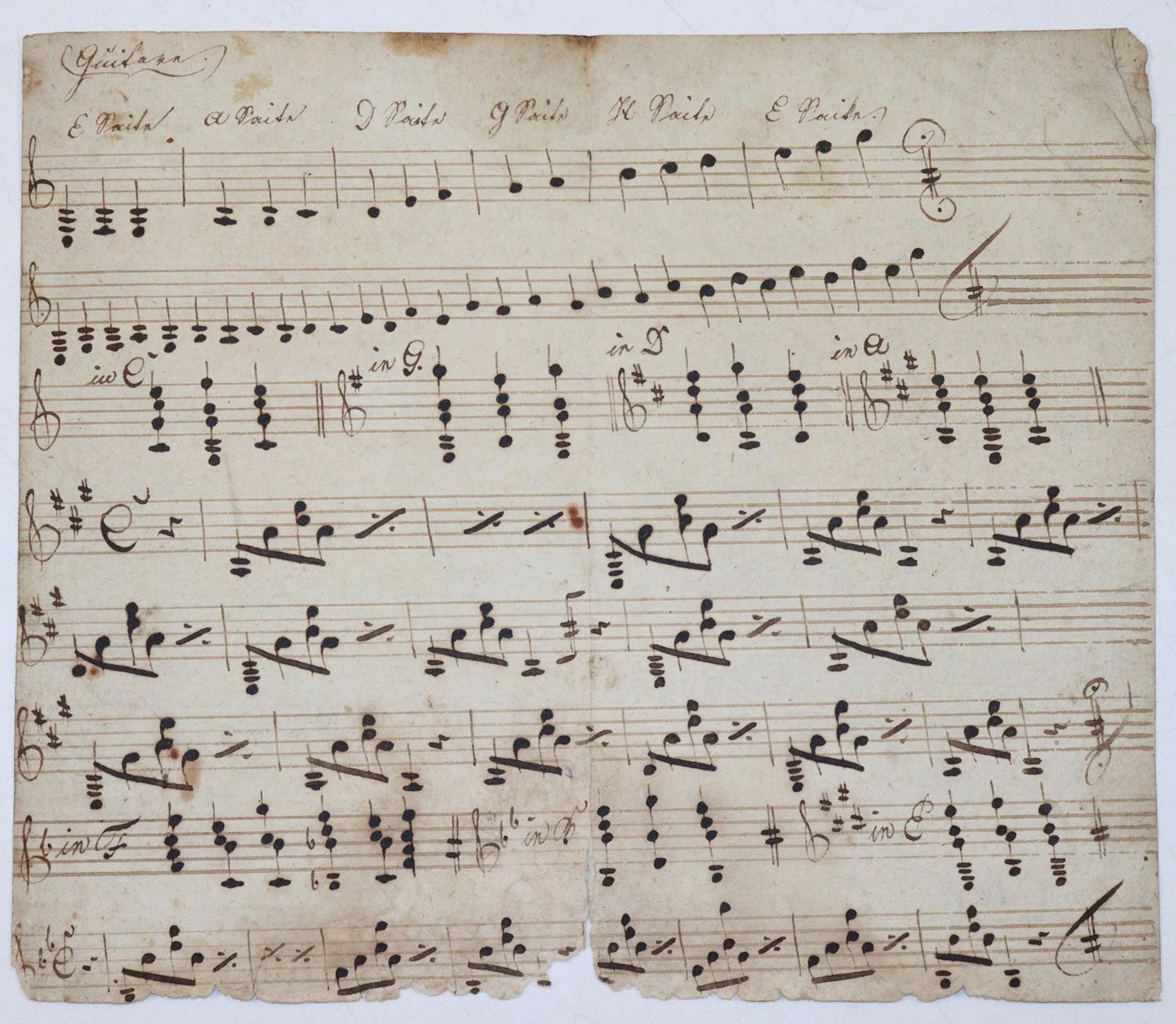 Fragment eines Theaterstücks