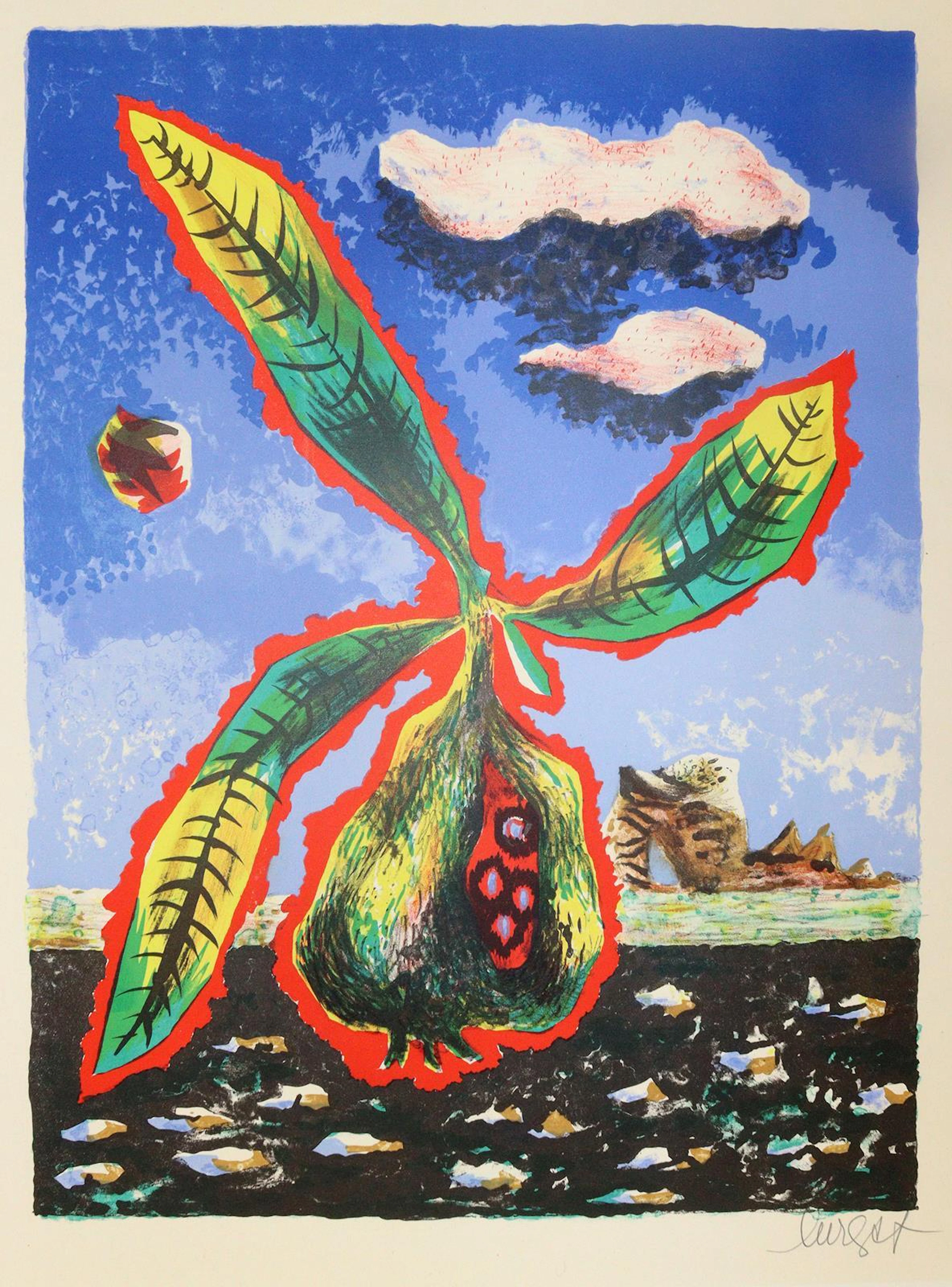 Lurcat, Jean (1892 Bruyères - Saint-Paul-de-Vence 1966). Farblithographie