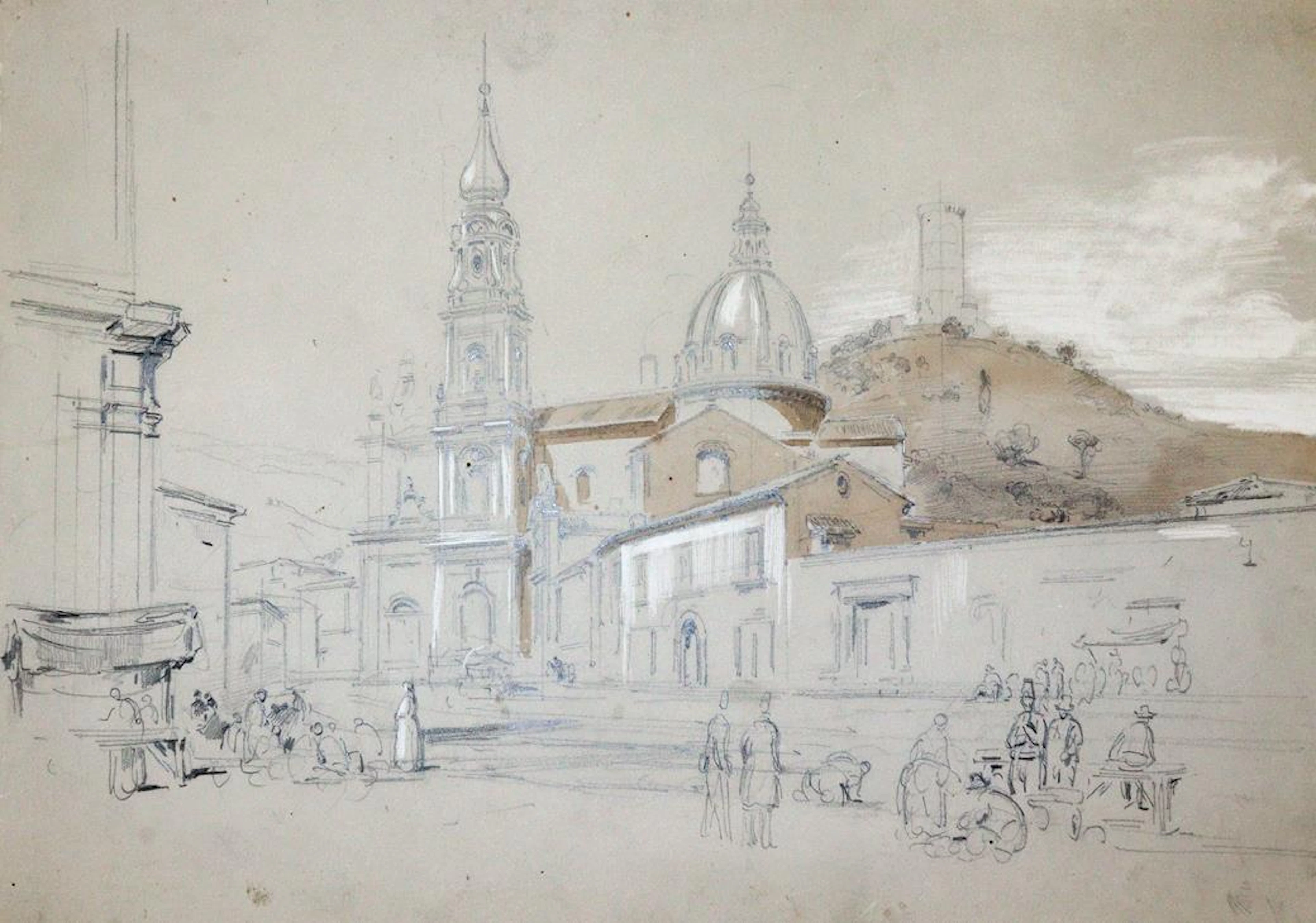 Vianelli, Achille (1803 Porto Maurizio - Benevent 1894) zugeschr. Porta Capuana