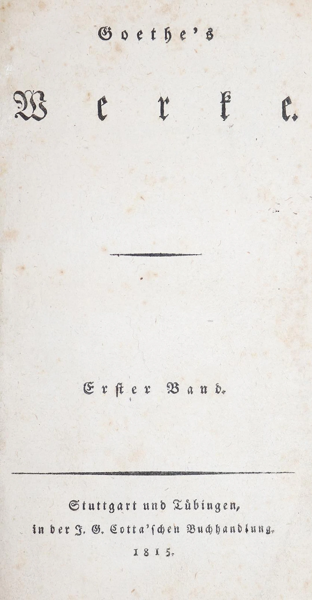 Goethe,J.W.von. Werke. 20 Bde. Hldrbde. d. Zt (Etw. berieben