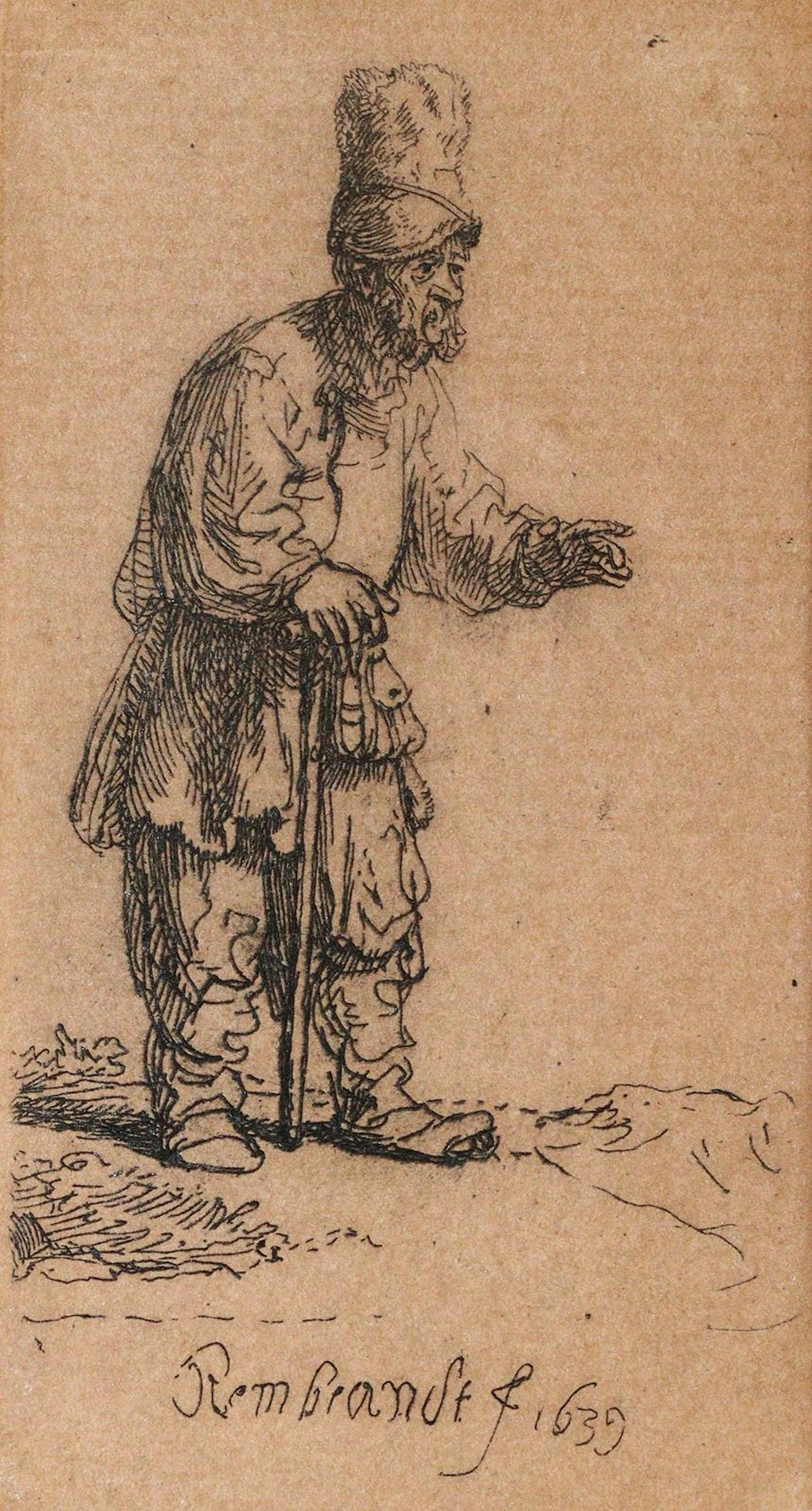Rembrandt, Harmensz van Rijn (1606 Leiden - 1669 Amsterdam). Bauer
