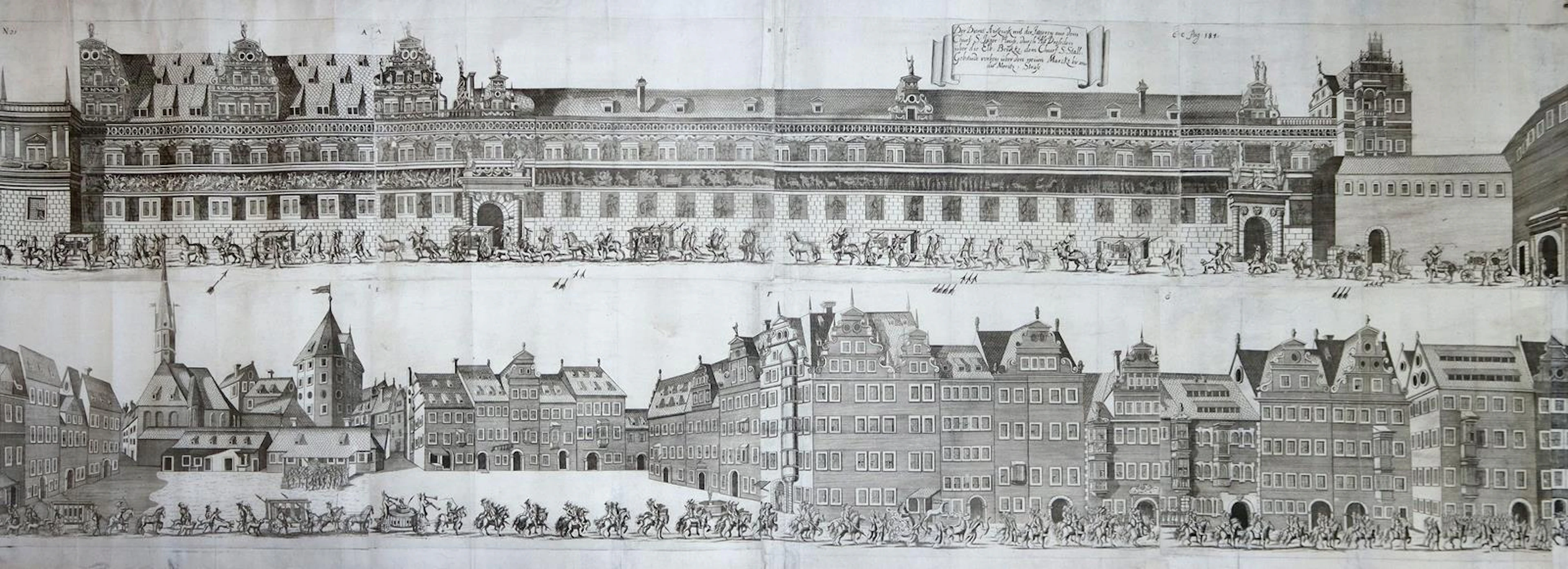 Tzschimmer, Gabriel (1629 Dresden 1694). "Der Diana' Aufzugk mit der