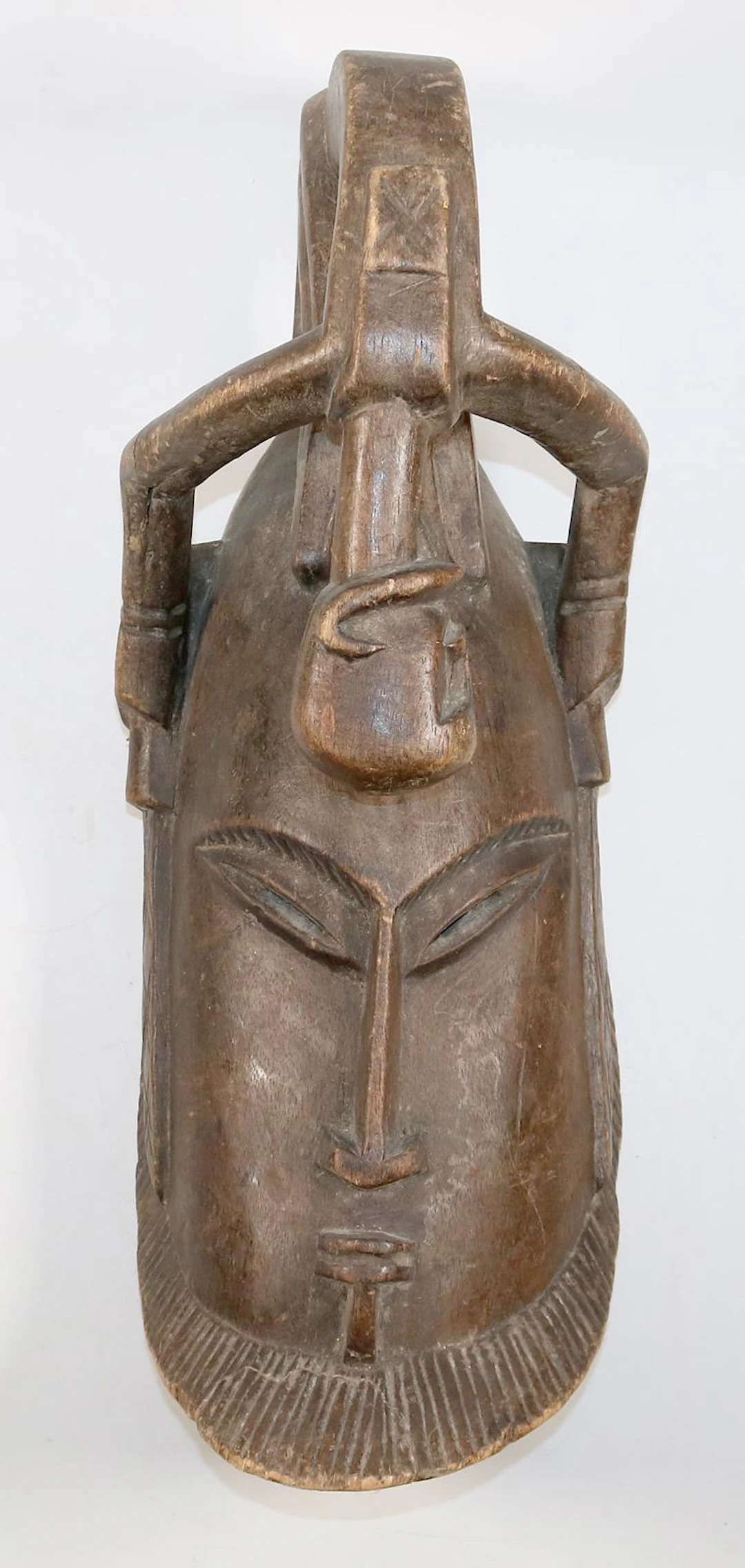 Maske Dogon Mali. Holz geschnitzt
